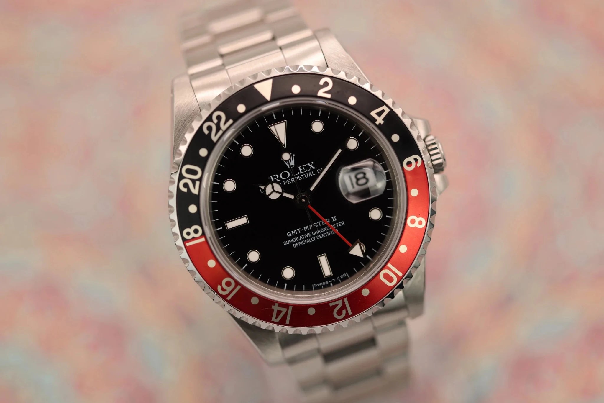 1996 Rolex GMT Master II Ref. 16710 | Box and Papers - Sierra Time Co