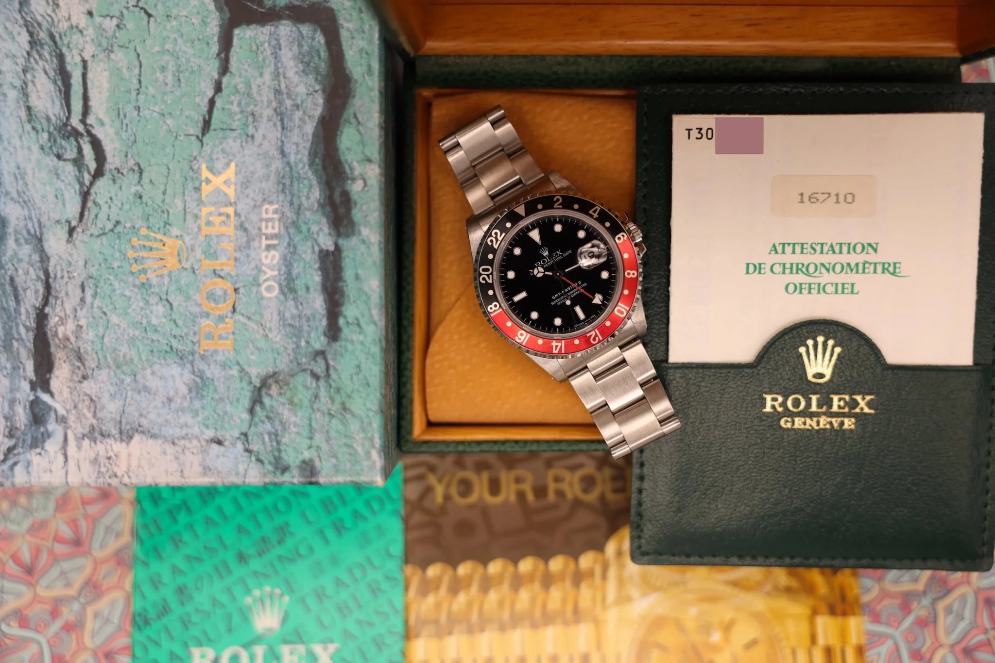 1996 Rolex GMT Master II Ref. 16710 | Box and Papers - Sierra Time Co