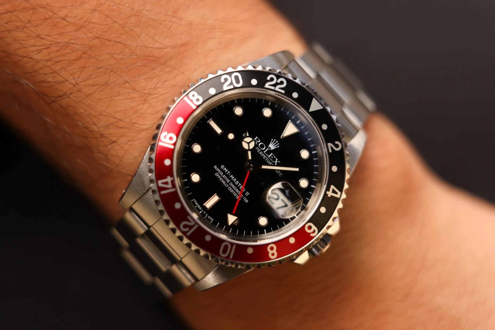 1996 Rolex GMT Master II Ref. 16710 | Coke | Box and Papers - Sierra Time Co
