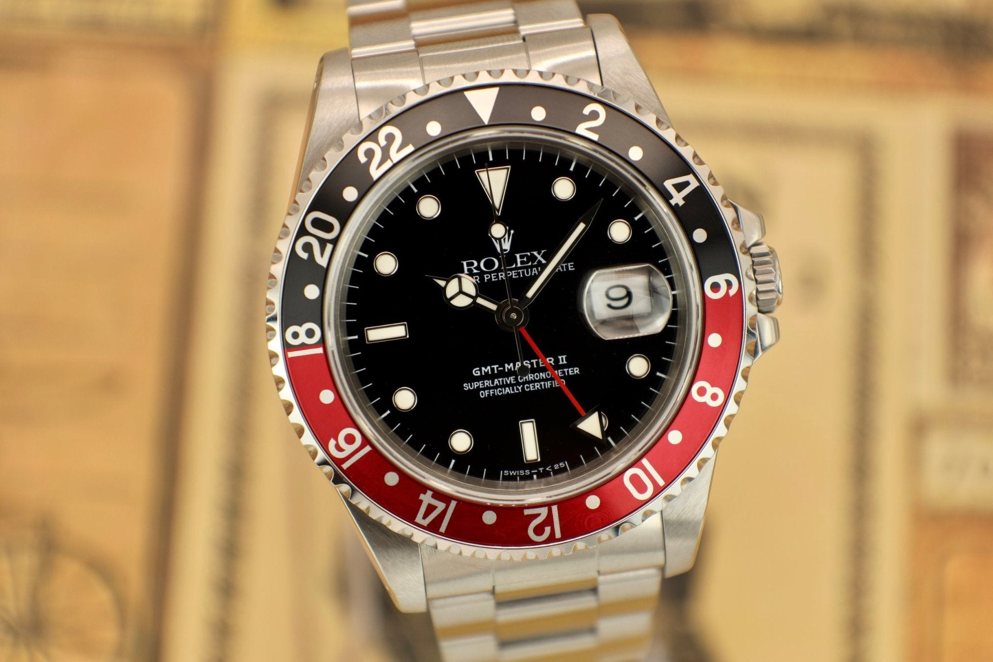 1996 Rolex GMT Master II Ref. 16710 Coke | Creamy Tritium - Sierra Time Co