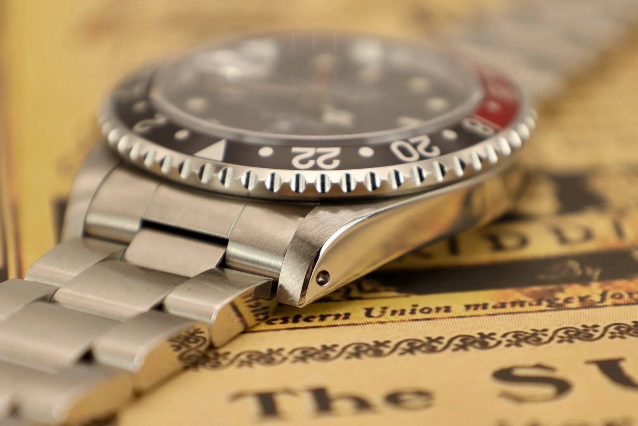 1996 Rolex GMT Master II Ref. 16710 Coke | Creamy Tritium - Sierra Time Co