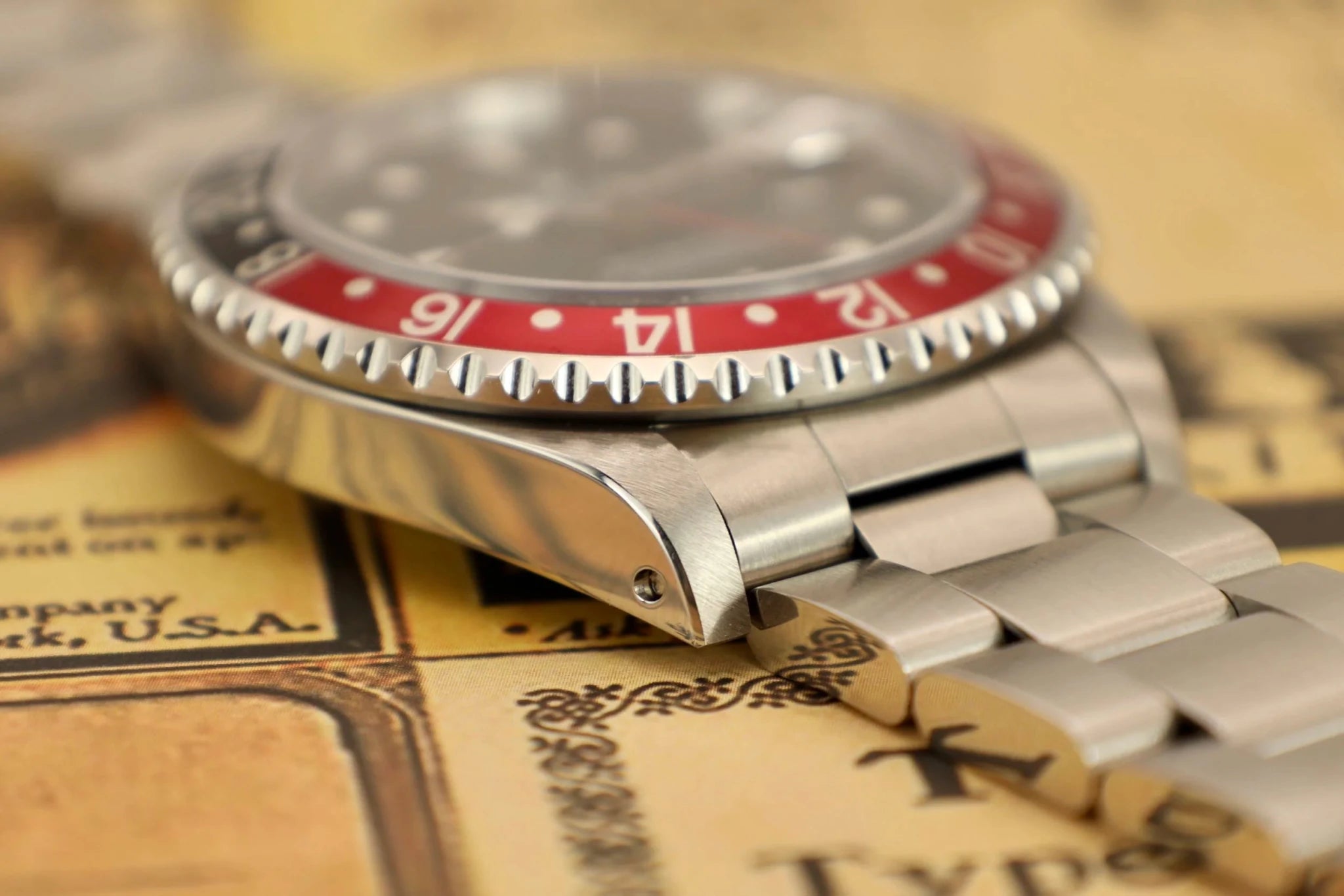 1996 Rolex GMT Master II Ref. 16710 Coke | Creamy Tritium - Sierra Time Co