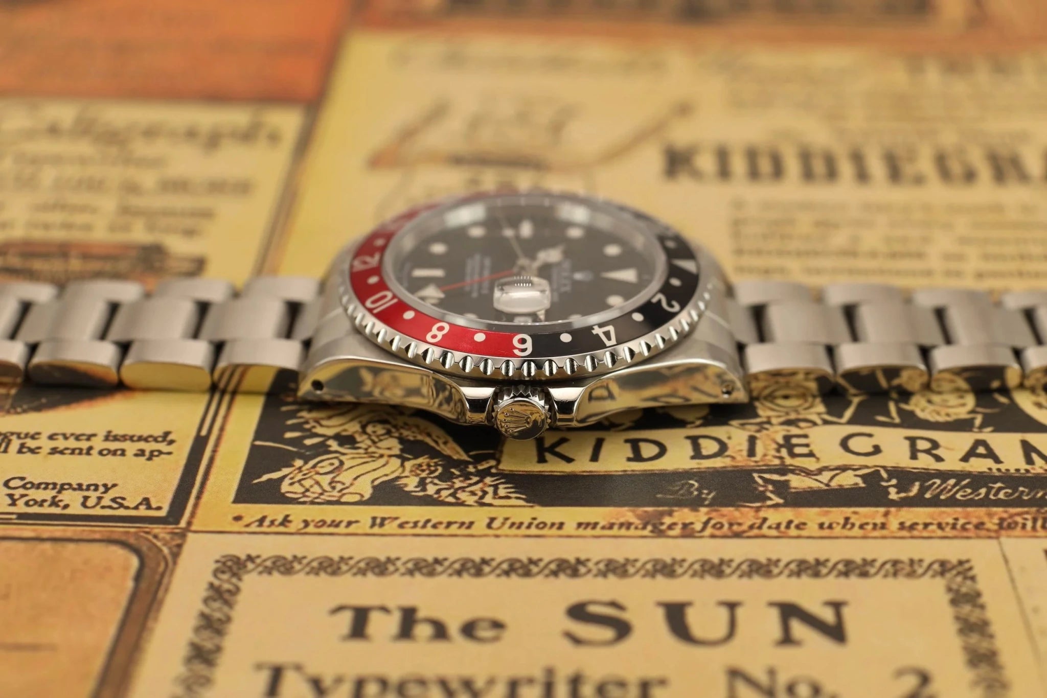 1996 Rolex GMT Master II Ref. 16710 Coke | Creamy Tritium - Sierra Time Co