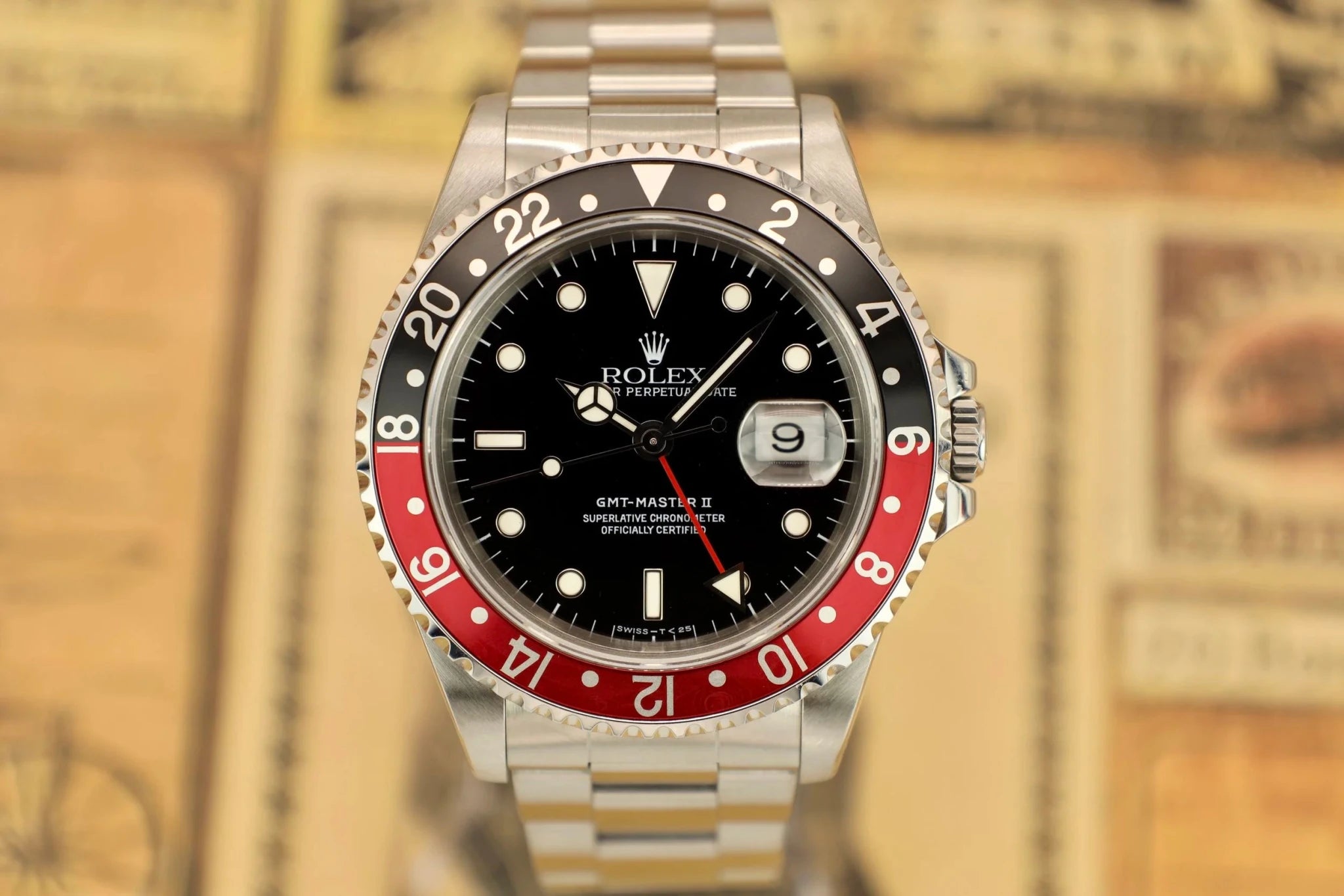 1996 Rolex GMT Master II Ref. 16710 Coke | Creamy Tritium - Sierra Time Co