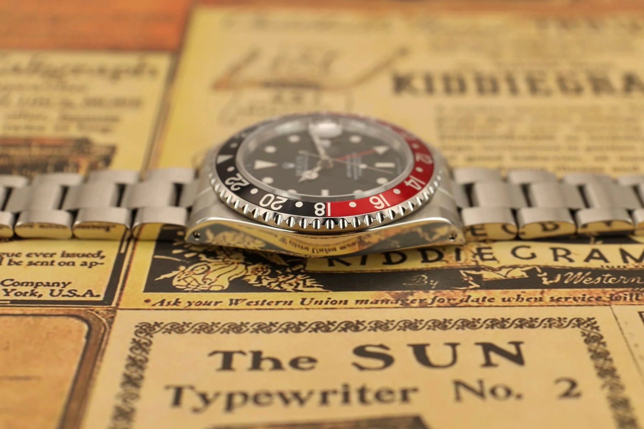 1996 Rolex GMT Master II Ref. 16710 Coke | Creamy Tritium - Sierra Time Co