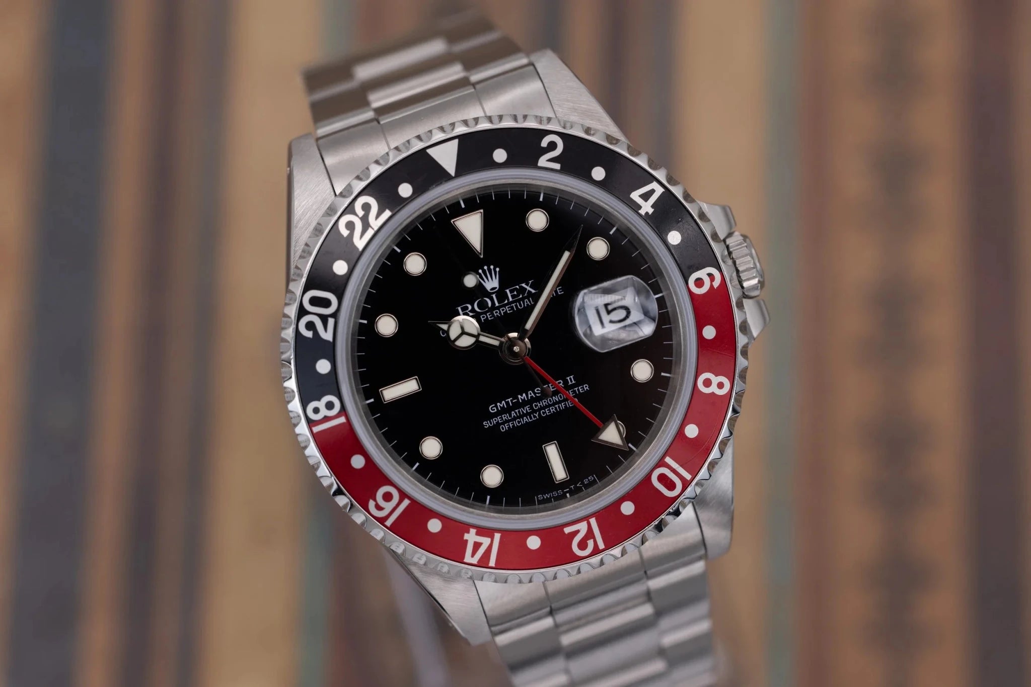 1996 Rolex GMT Master II Ref. 16710 Coke | Tritium Dial | Box and Papers - Sierra Time Co