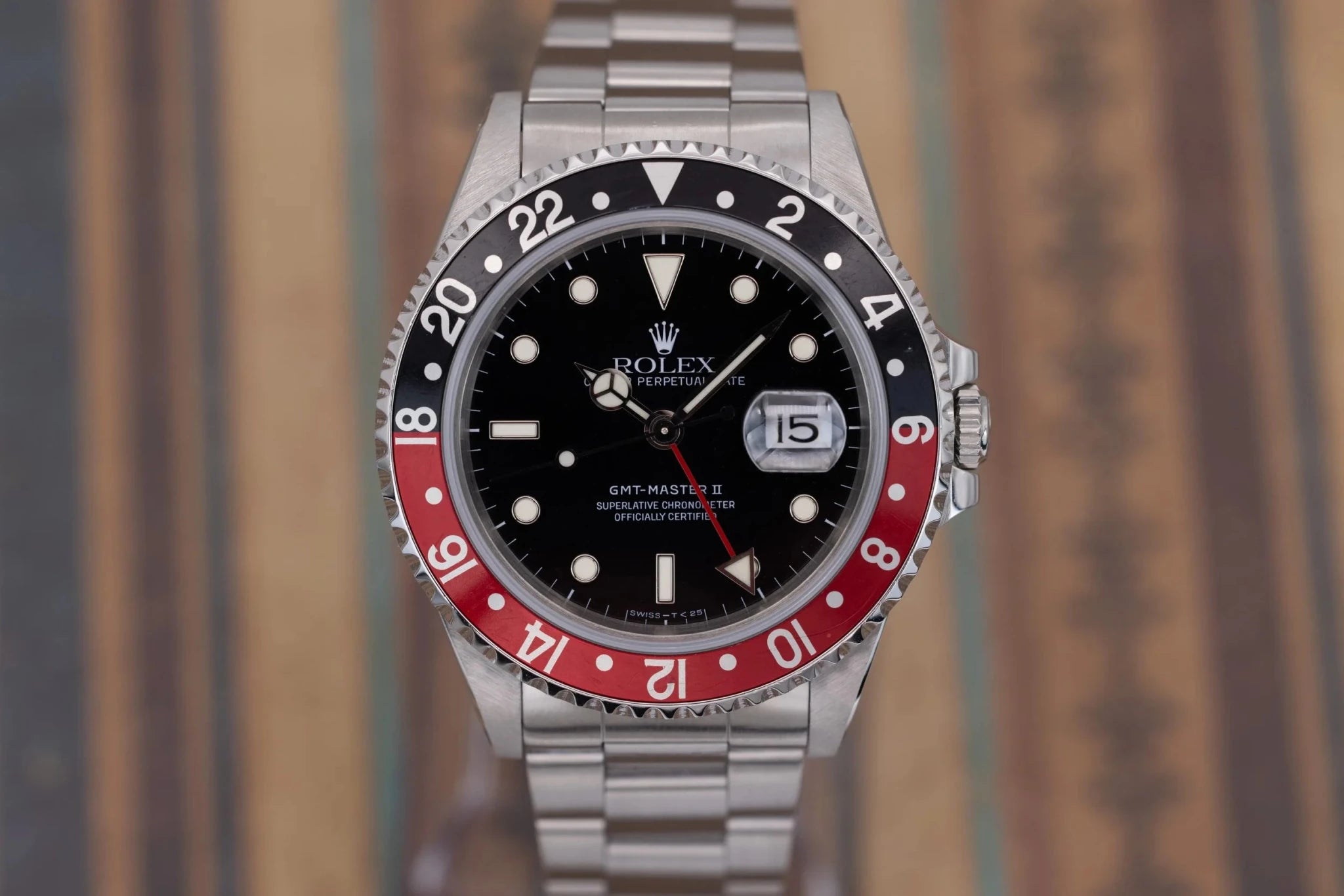 1996 Rolex GMT Master II Ref. 16710 Coke | Tritium Dial | Box and Papers - Sierra Time Co