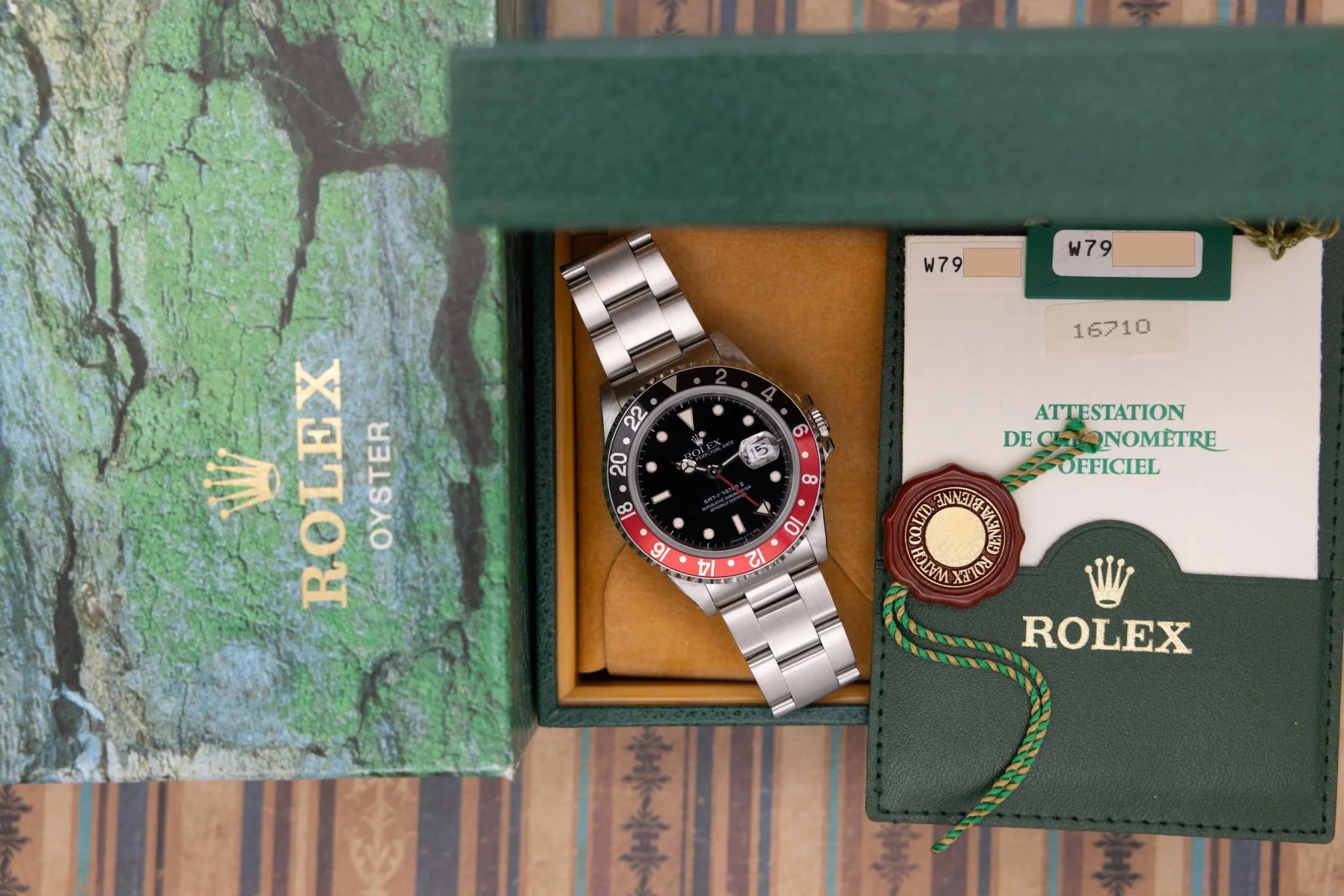 1996 Rolex GMT Master II Ref. 16710 Coke | Tritium Dial | Box and Papers - Sierra Time Co