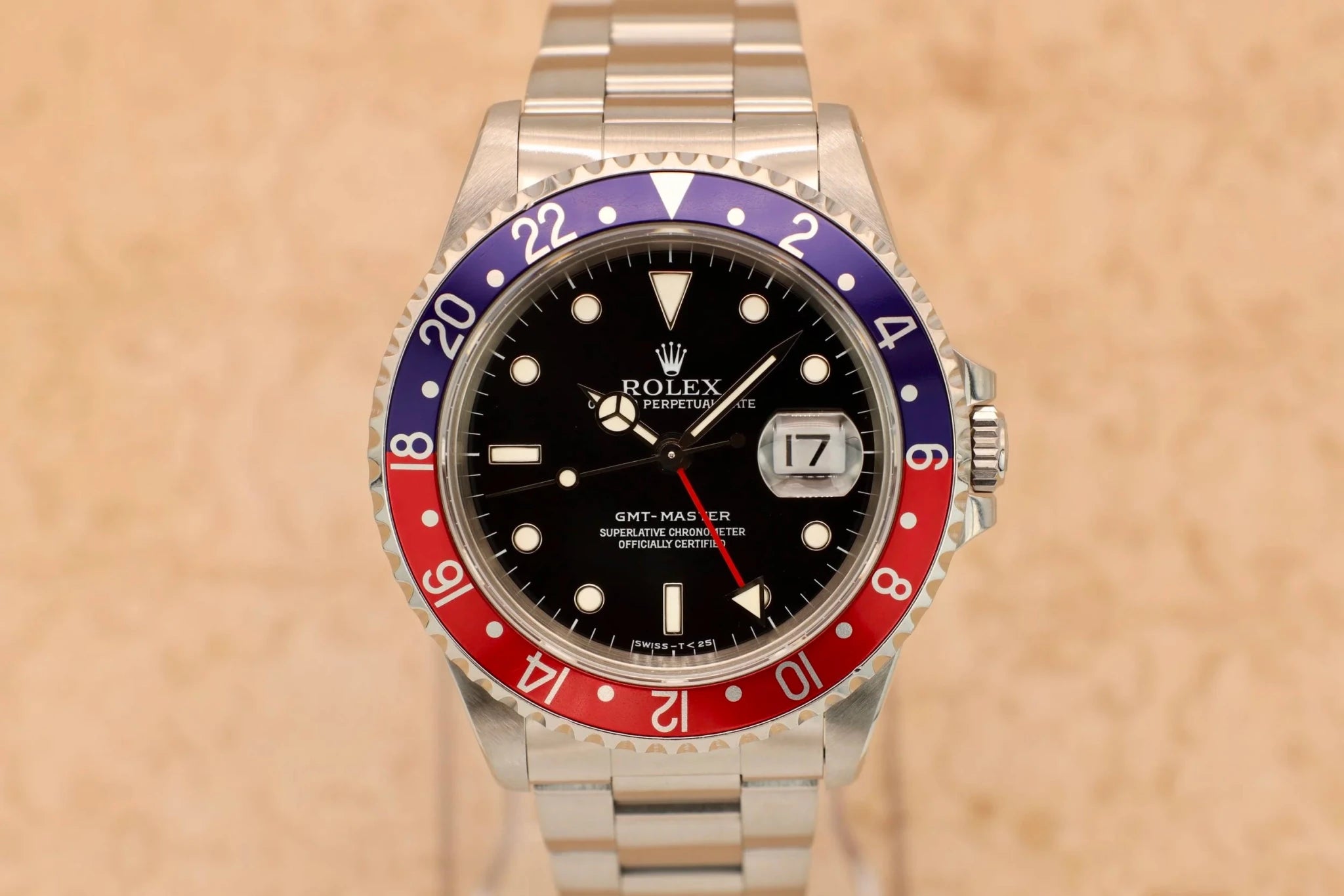 1996 Rolex GMT Master Ref. 16700 Pepsi | Creamy Patina - Sierra Time Co