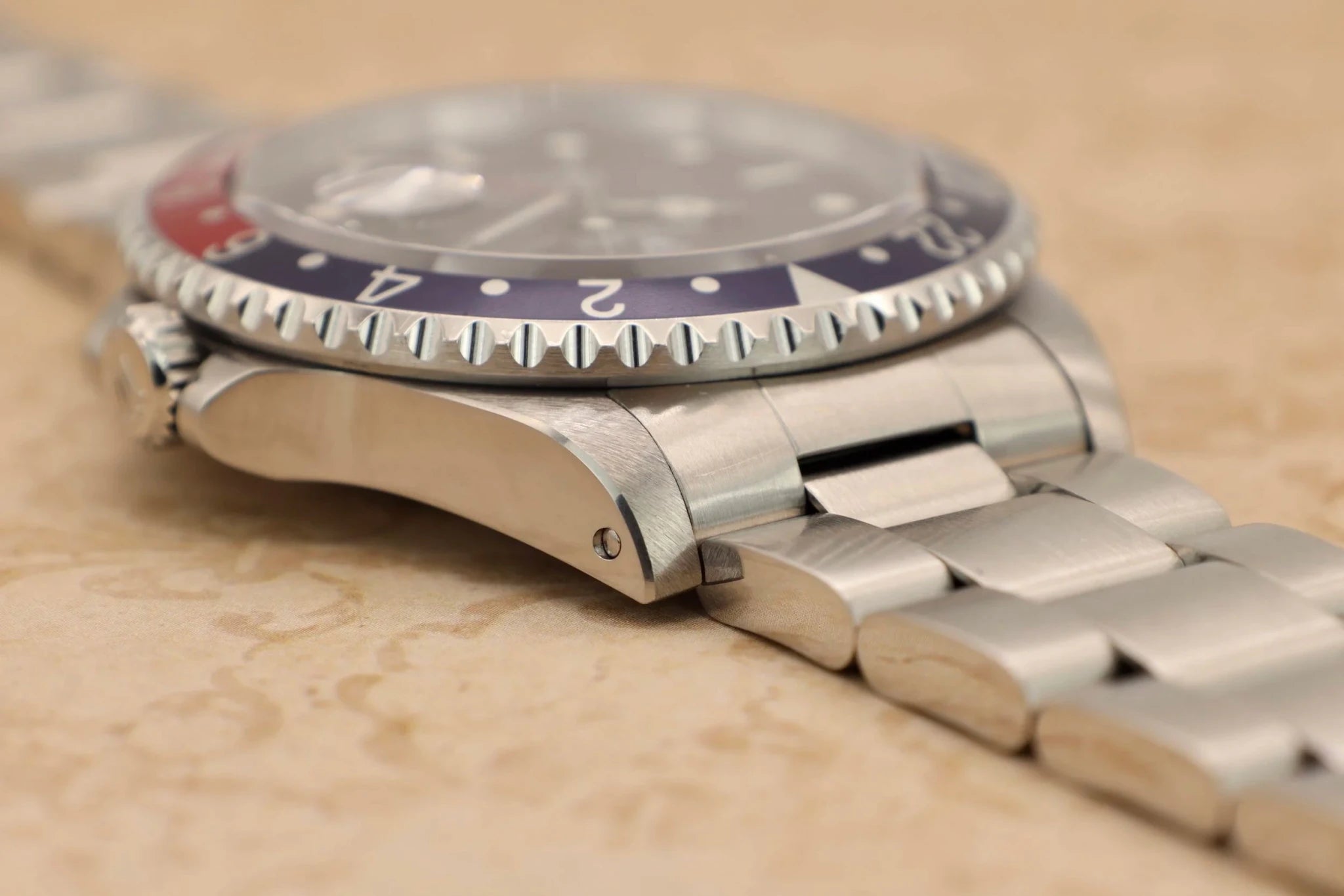 1996 Rolex GMT Master Ref. 16700 Pepsi | Creamy Patina - Sierra Time Co