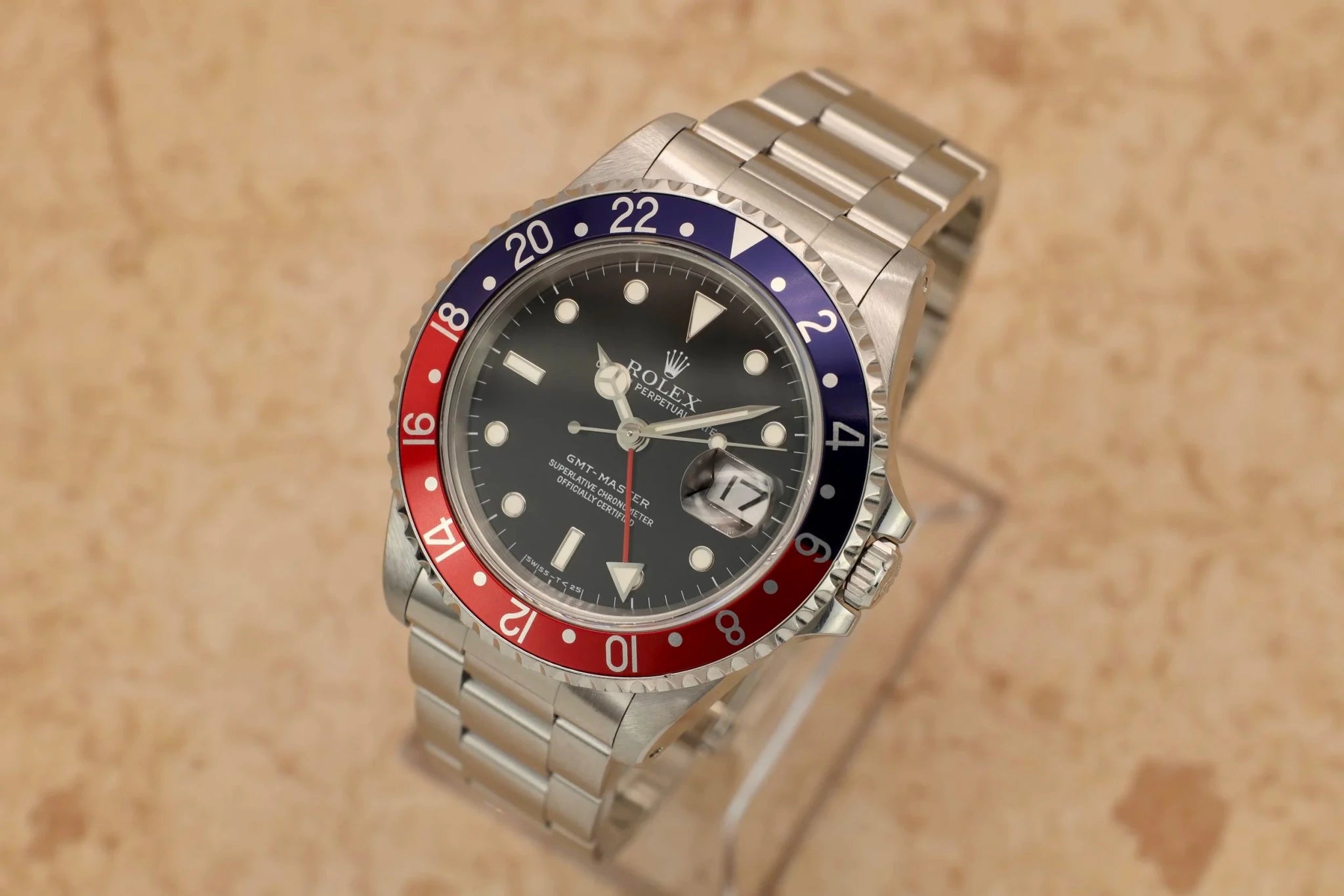 1996 Rolex GMT Master Ref. 16700 Pepsi | Creamy Patina - Sierra Time Co