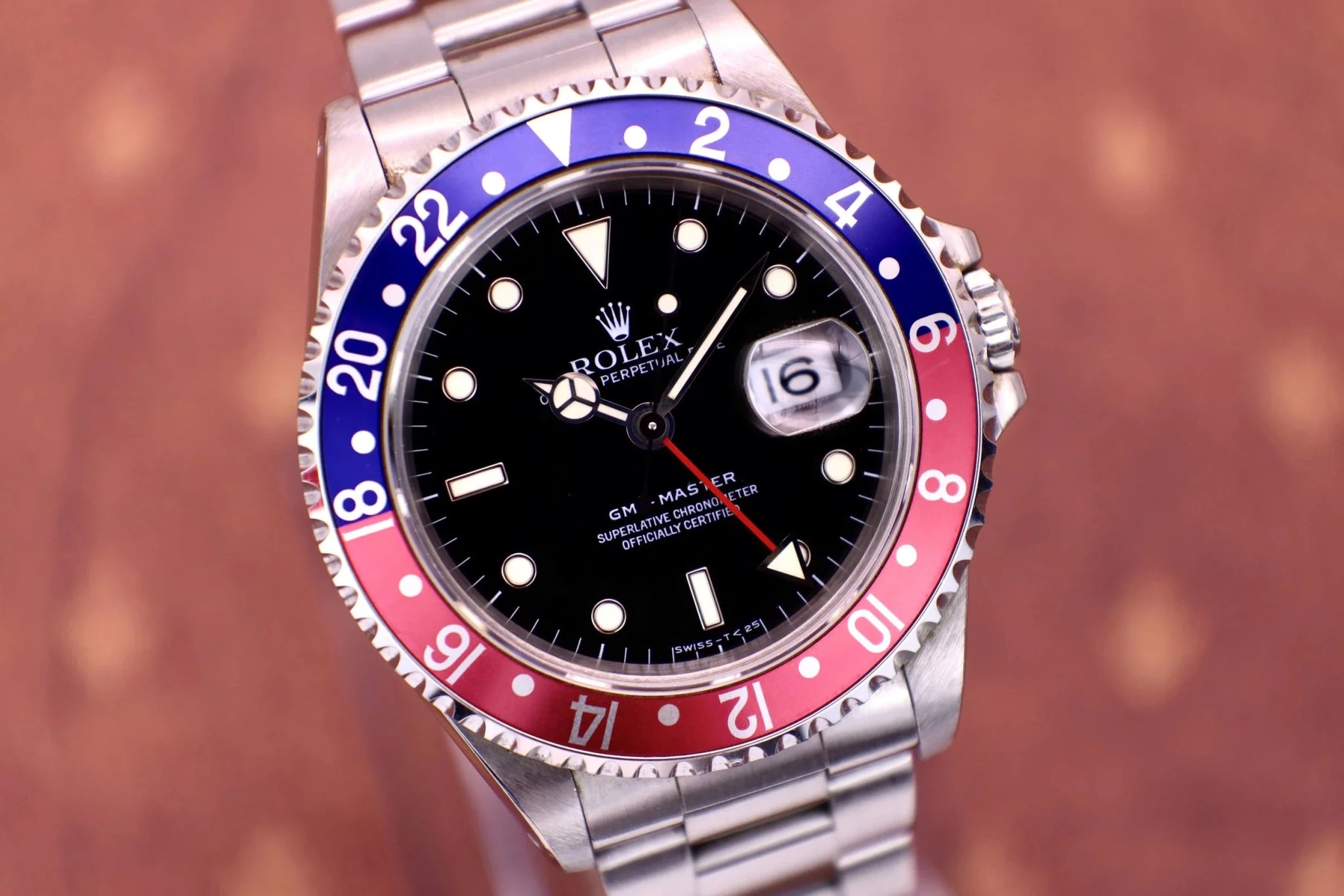 1996 Rolex GMT Master Ref. 16700 Pepsi | Creamy Tritium - Sierra Time Co