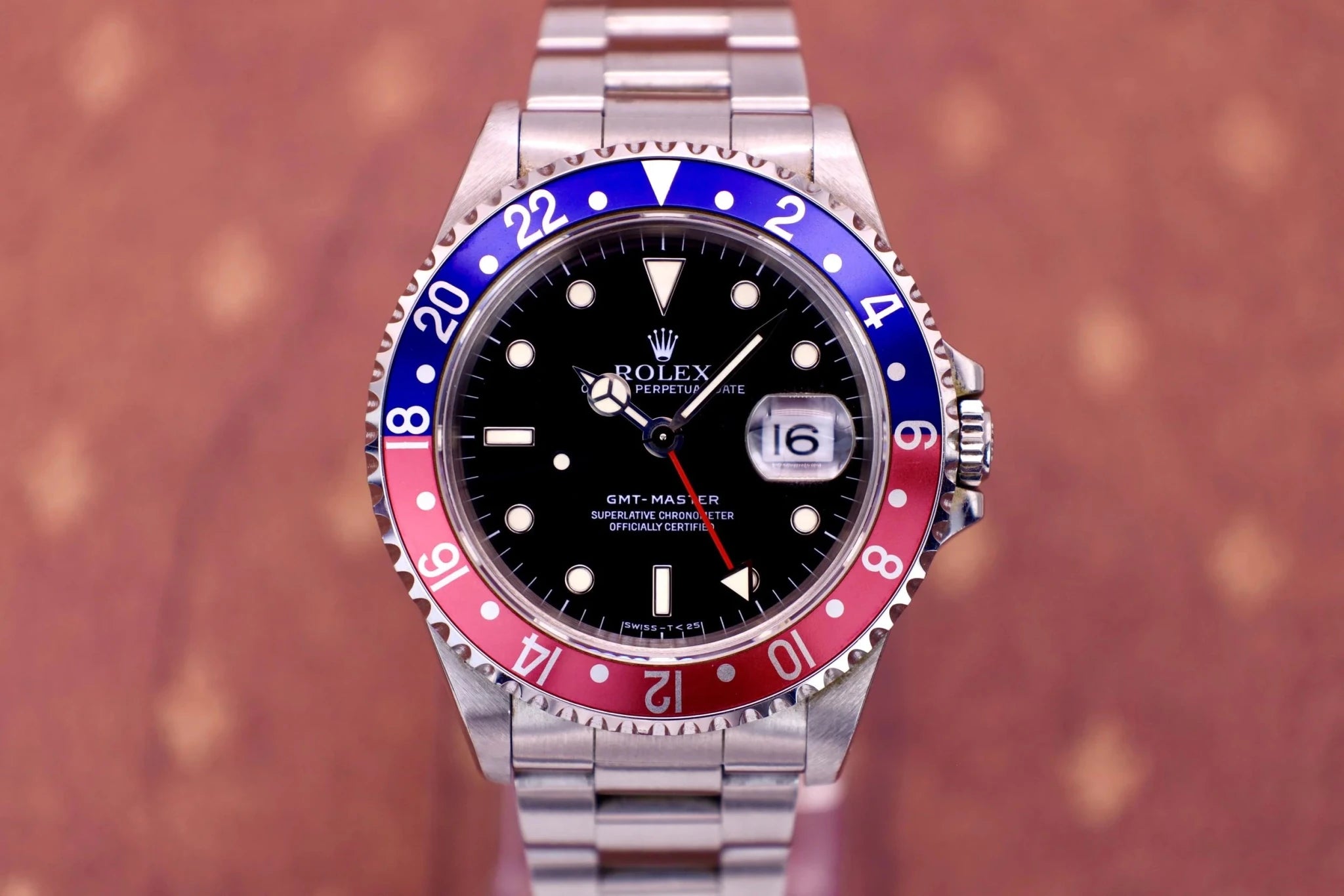 1996 Rolex GMT Master Ref. 16700 Pepsi | Creamy Tritium - Sierra Time Co