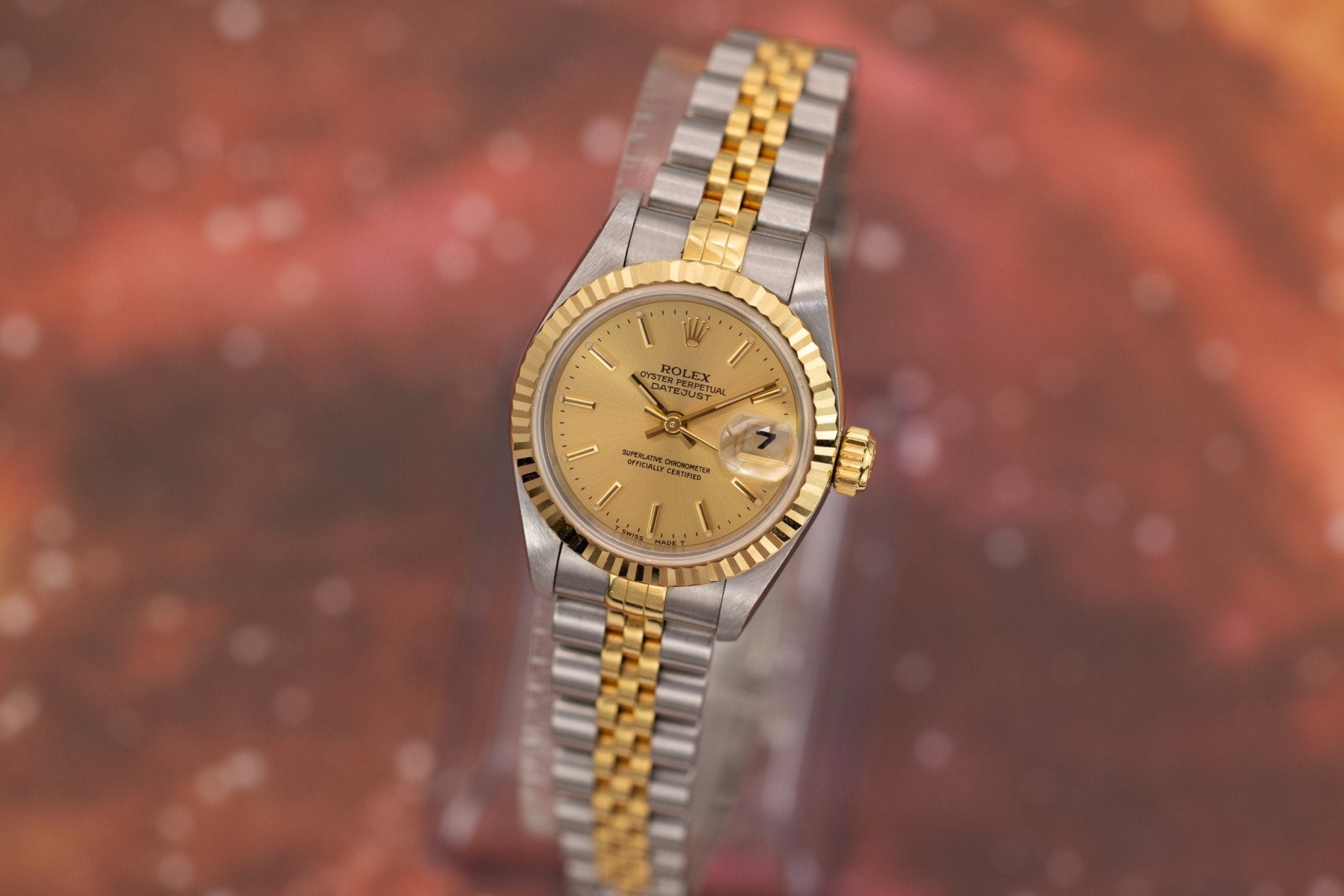 1996 Rolex Ladies Datejust Ref. 69173 | Champagne Dial | Mint Condition - Sierra Time Co