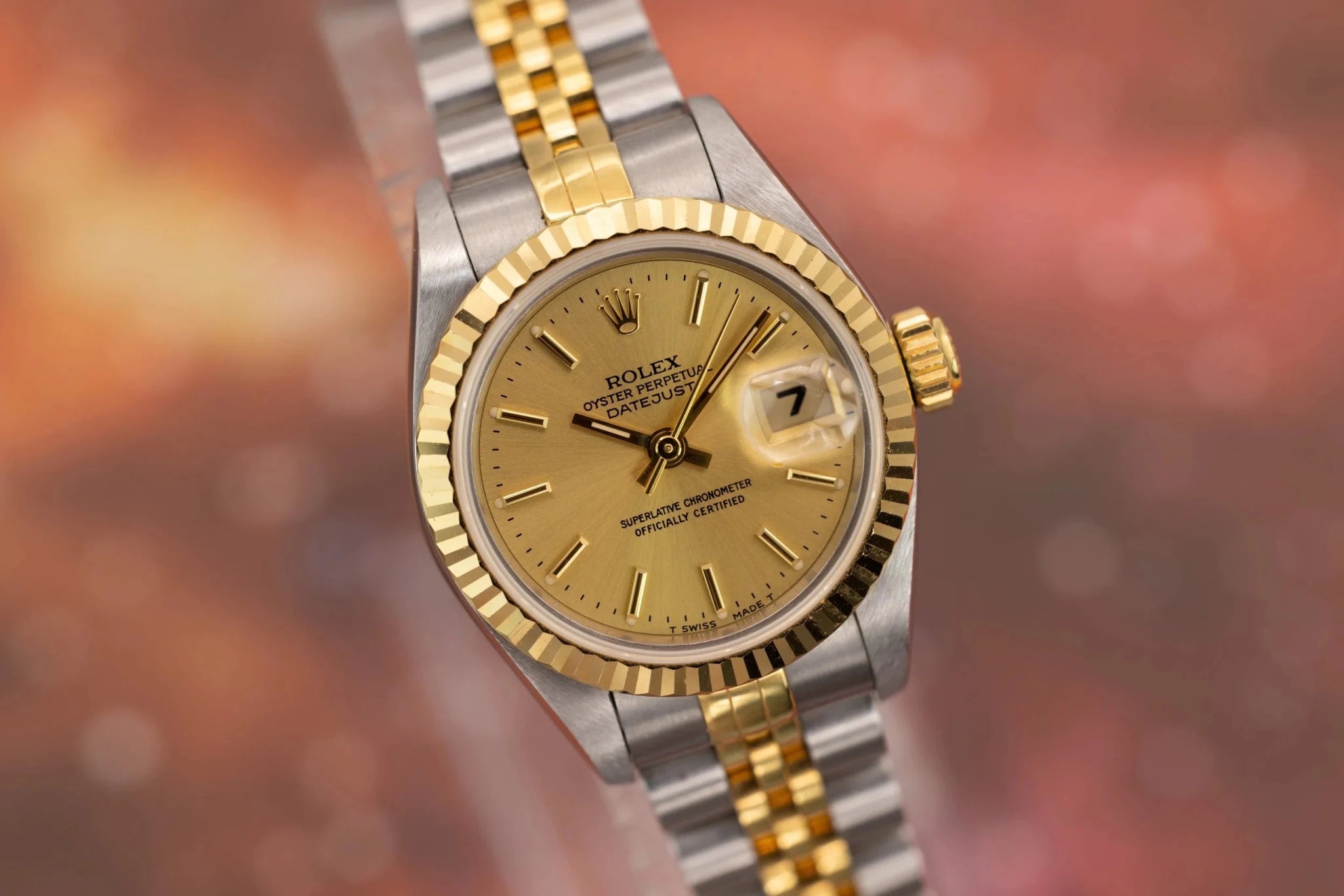 1996 Rolex Ladies Datejust Ref. 69173 | Champagne Dial | Mint Condition - Sierra Time Co