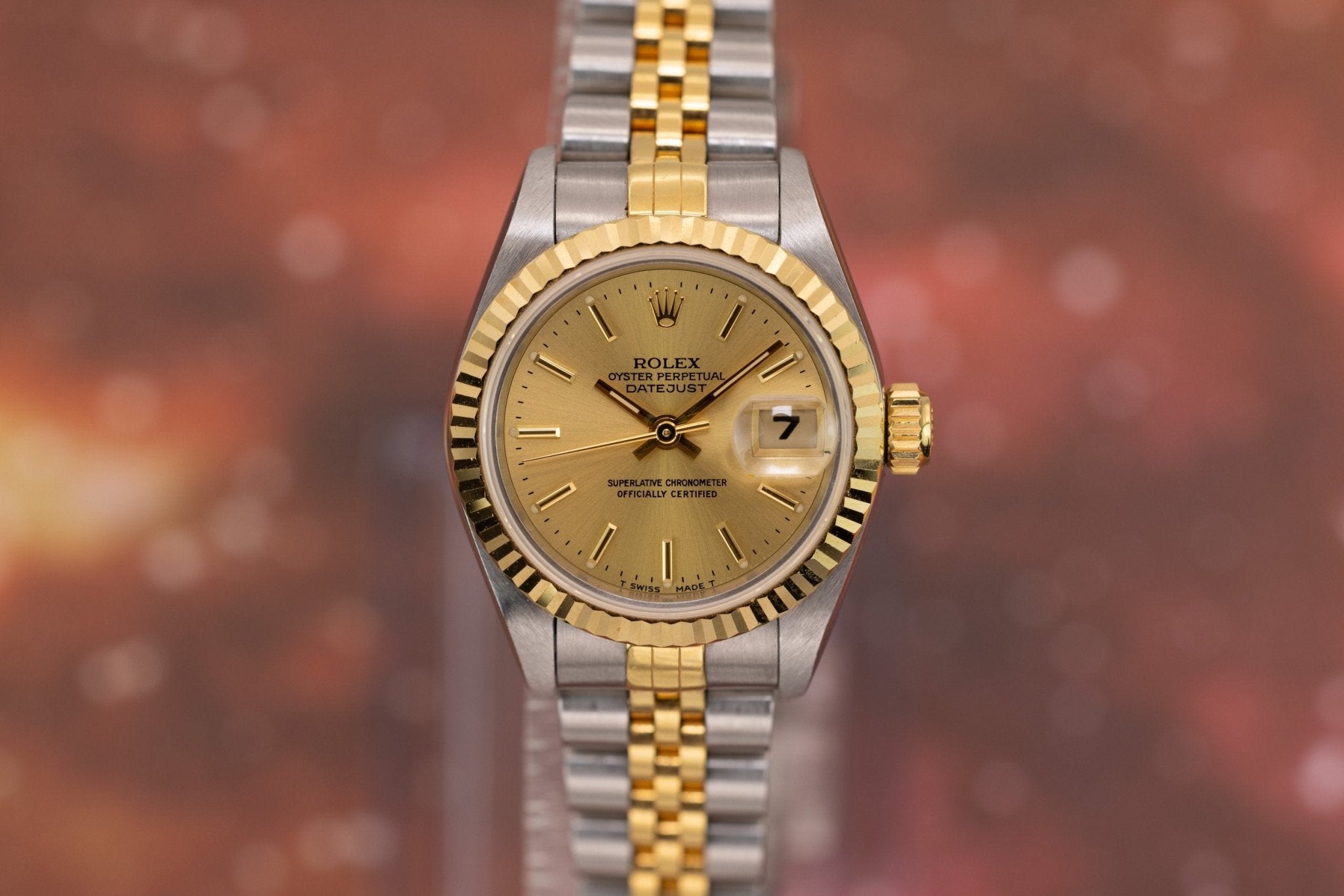 1996 Rolex Ladies Datejust Ref. 69173 | Champagne Dial | Mint Condition - Sierra Time Co