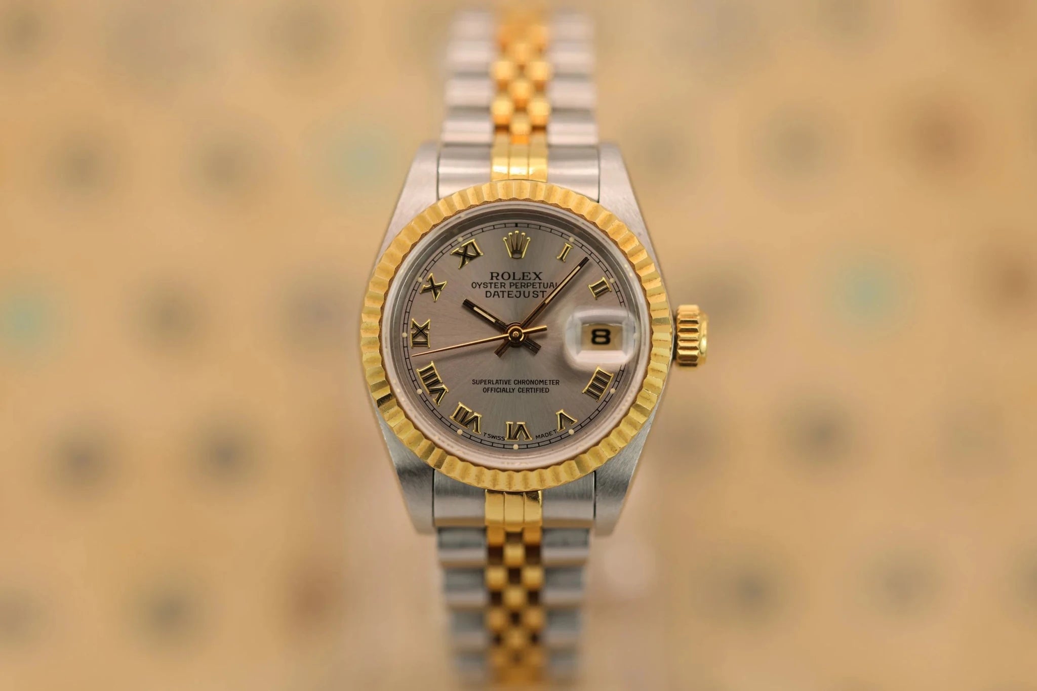1996 Rolex Ladies Datejust Ref. 69173 | Grey Roman Dial - Sierra Time Co