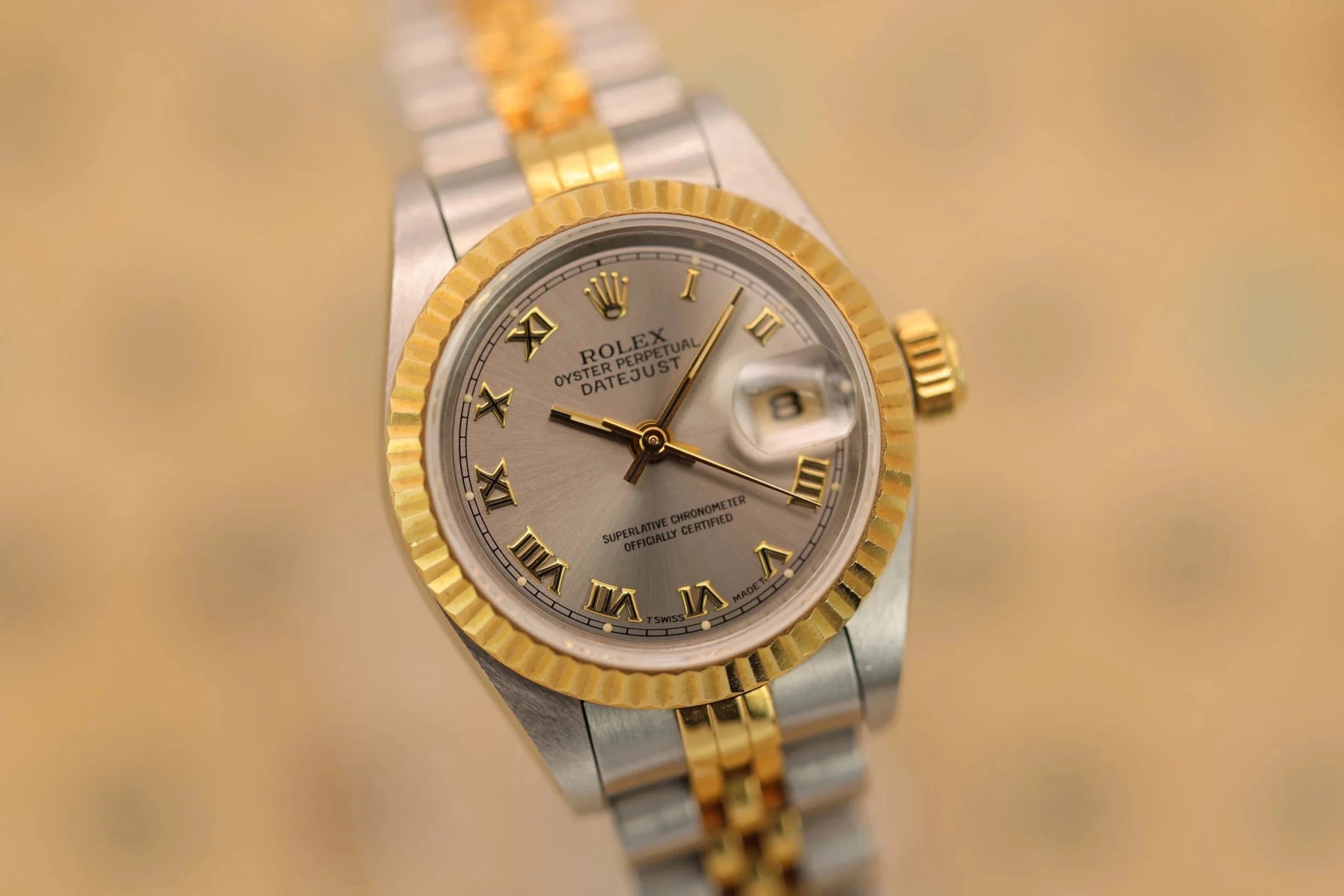 1996 Rolex Ladies Datejust Ref. 69173 | Grey Roman Dial - Sierra Time Co