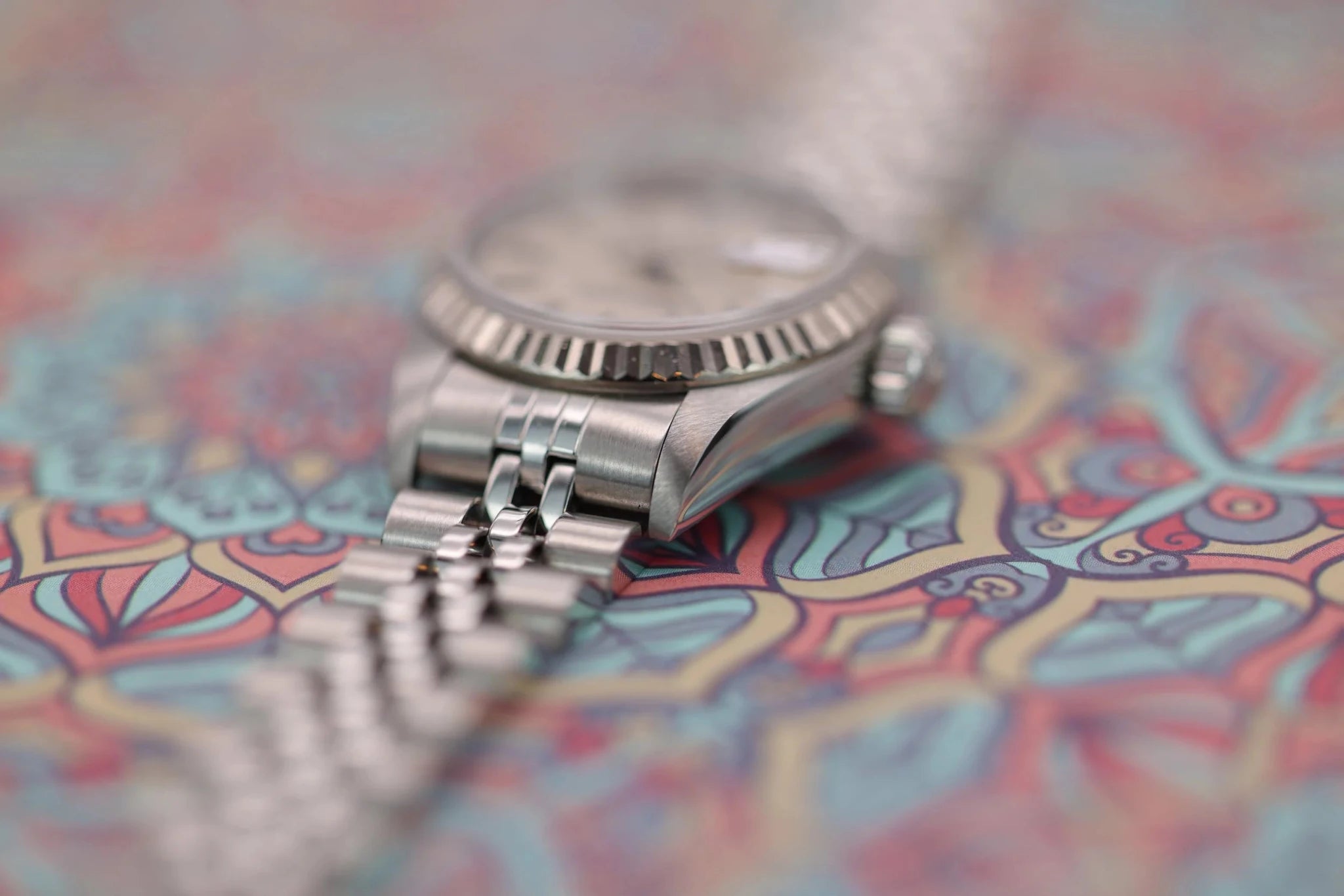 1996 Rolex Ladies Datejust Ref. 69174 | Silver Tapestry - Sierra Time Co