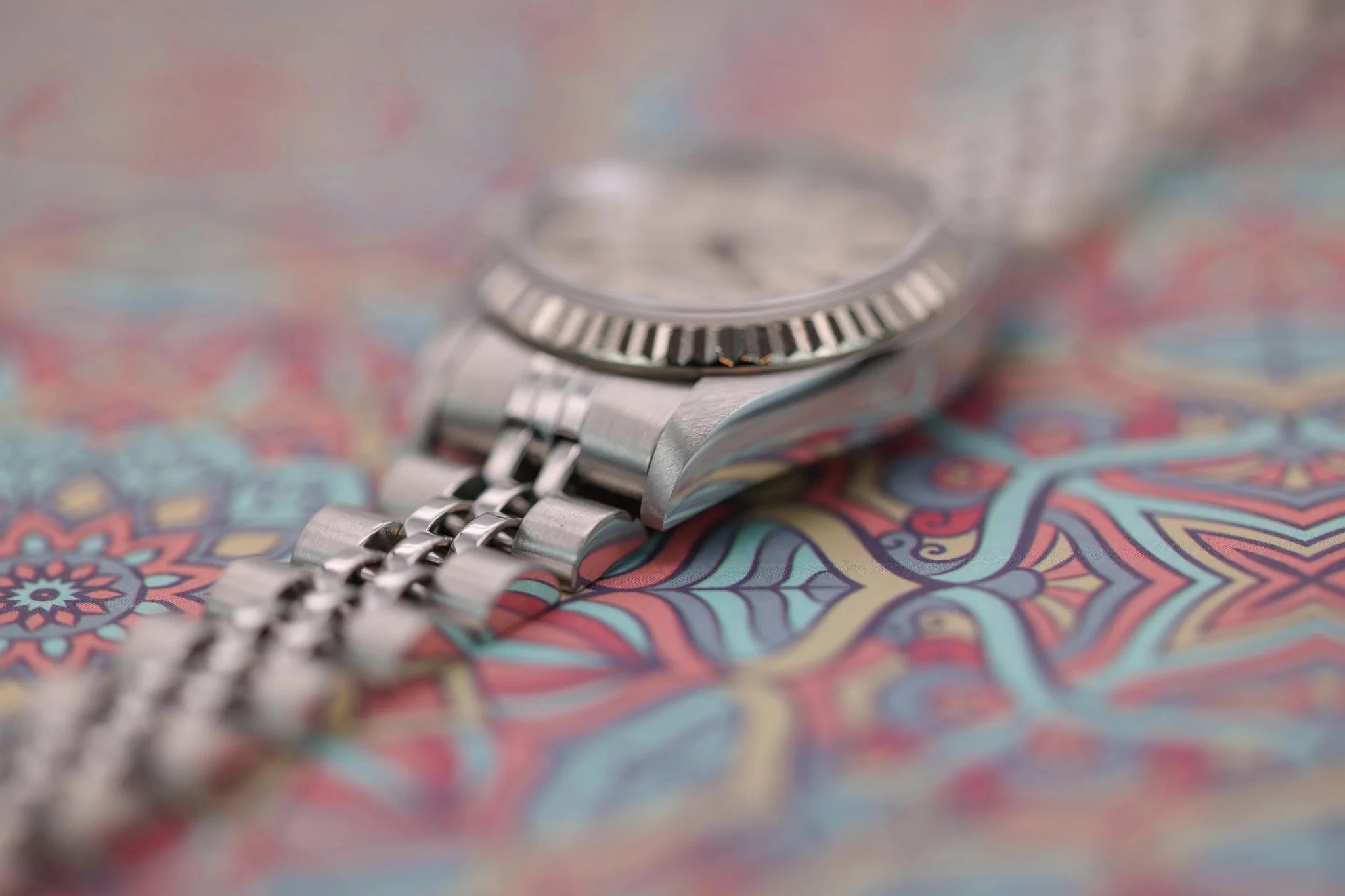1996 Rolex Ladies Datejust Ref. 69174 | Silver Tapestry - Sierra Time Co