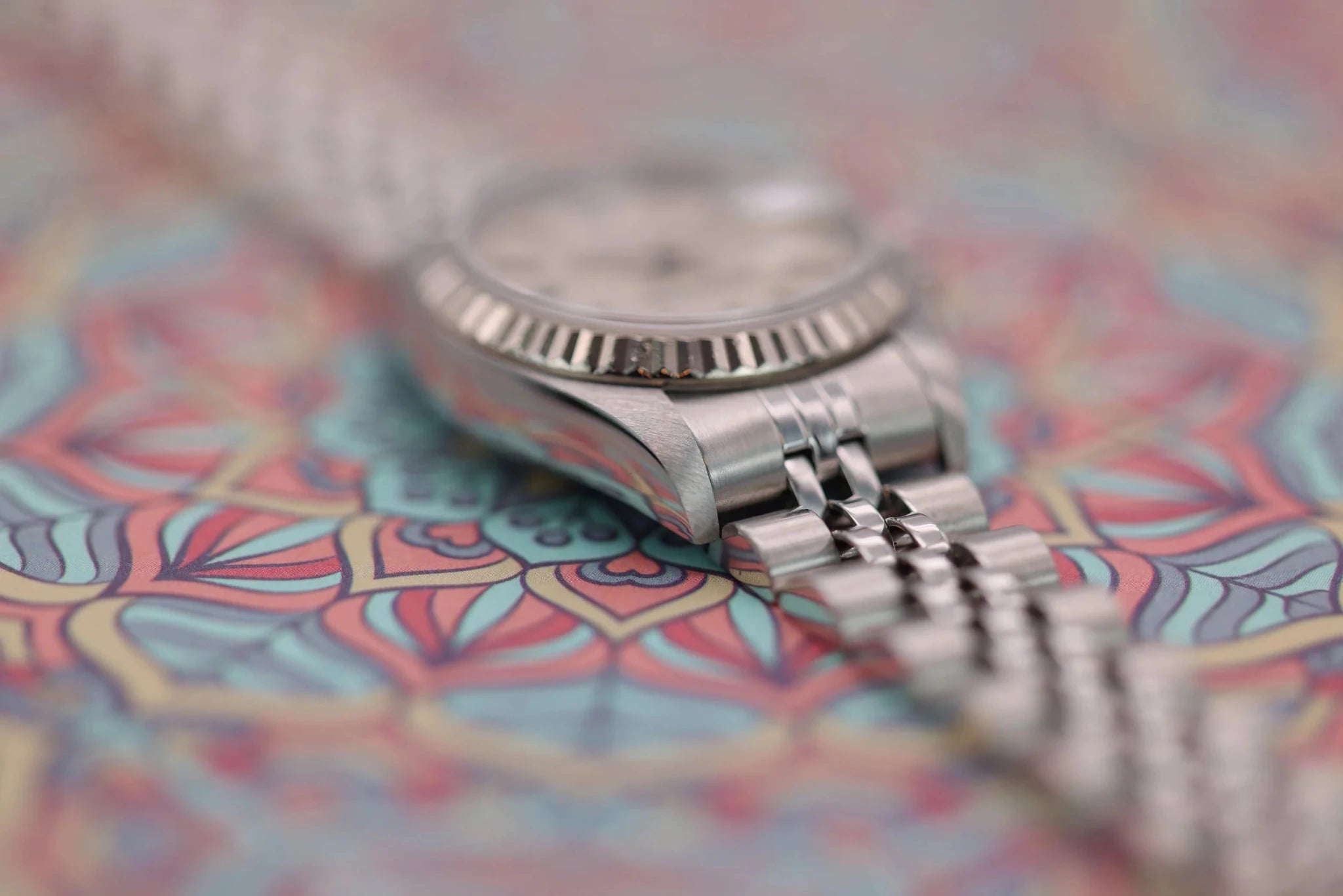 1996 Rolex Ladies Datejust Ref. 69174 | Silver Tapestry - Sierra Time Co