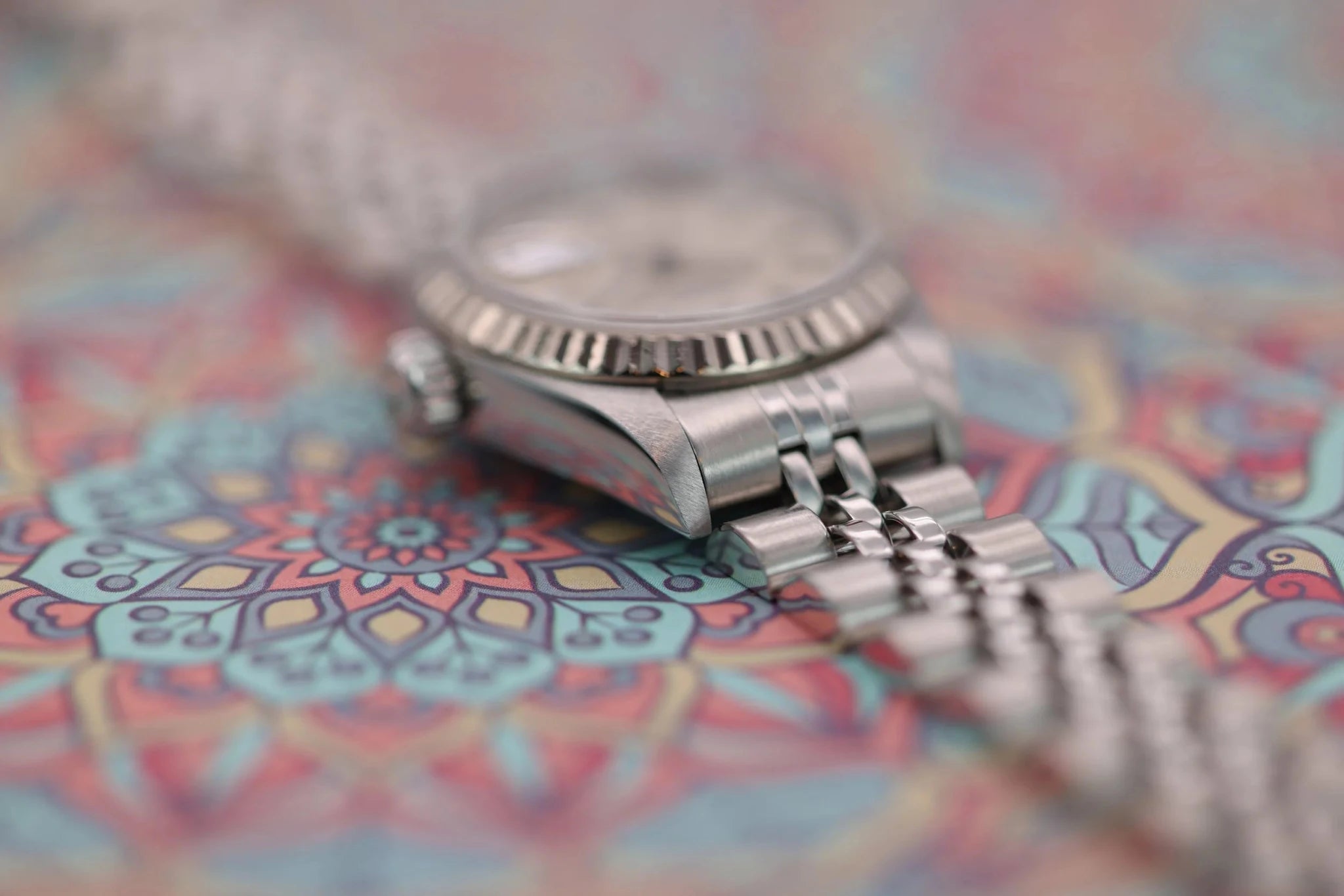1996 Rolex Ladies Datejust Ref. 69174 | Silver Tapestry - Sierra Time Co