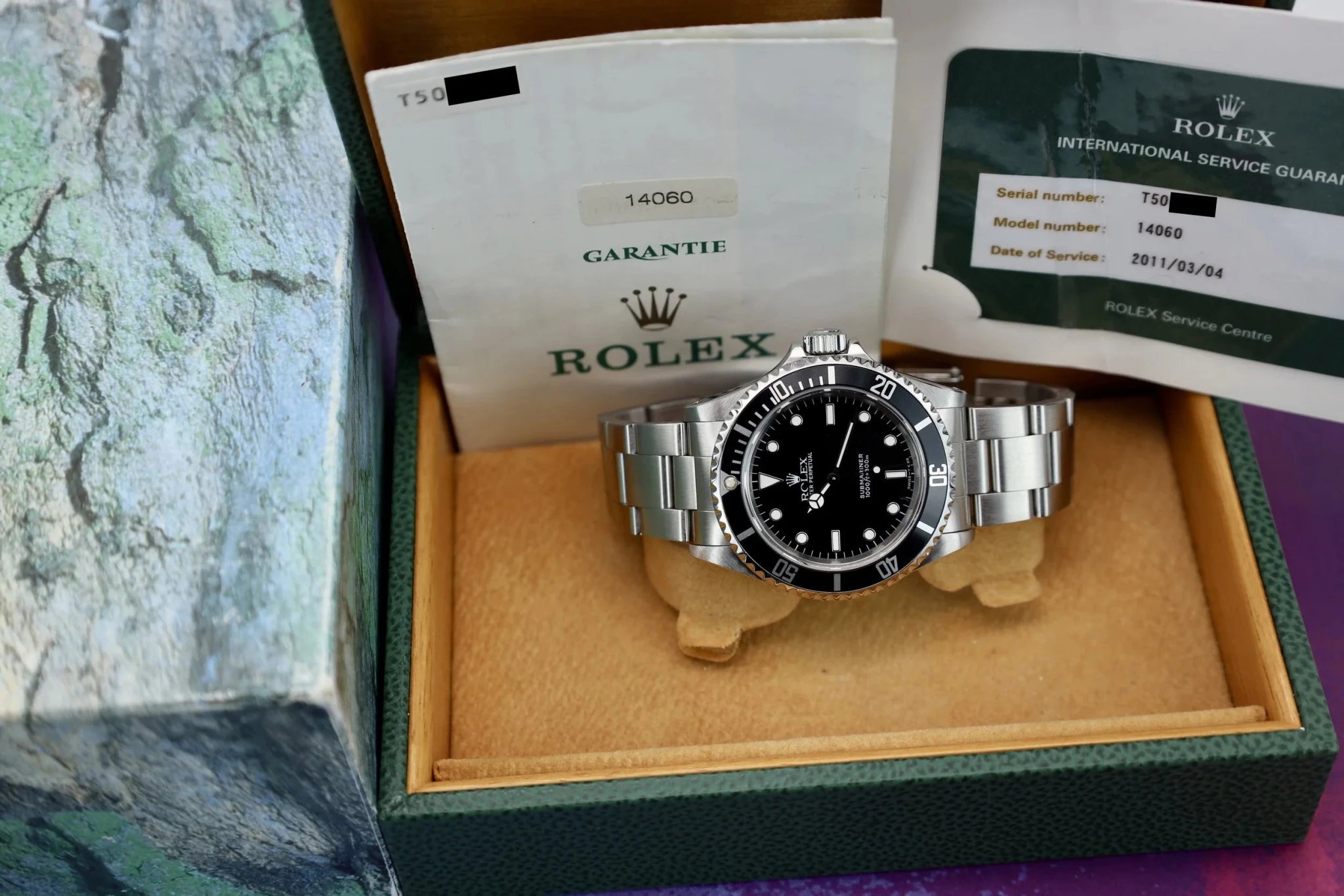 1996 Rolex Submariner Ref. 14060 | Box and Papers - Sierra Time Co