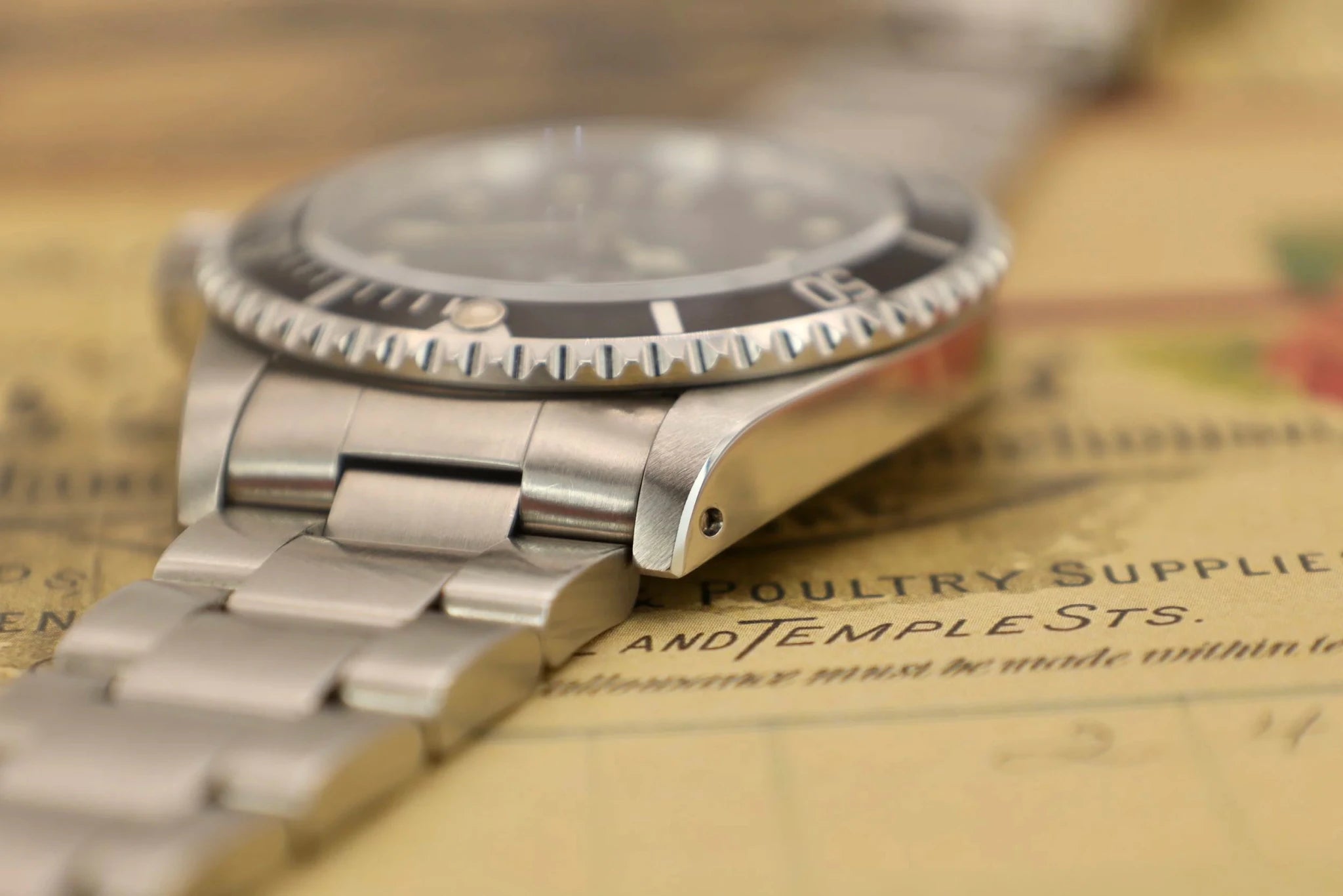 1996 Rolex Submariner Ref. 14060 | Creamy Patina - Sierra Time Co