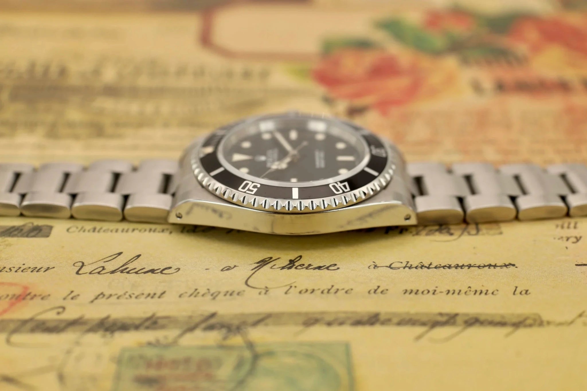 1996 Rolex Submariner Ref. 14060 | Creamy Patina - Sierra Time Co