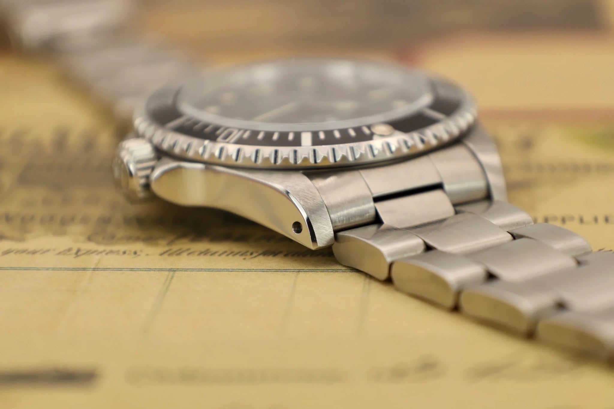 1996 Rolex Submariner Ref. 14060 | Creamy Patina - Sierra Time Co