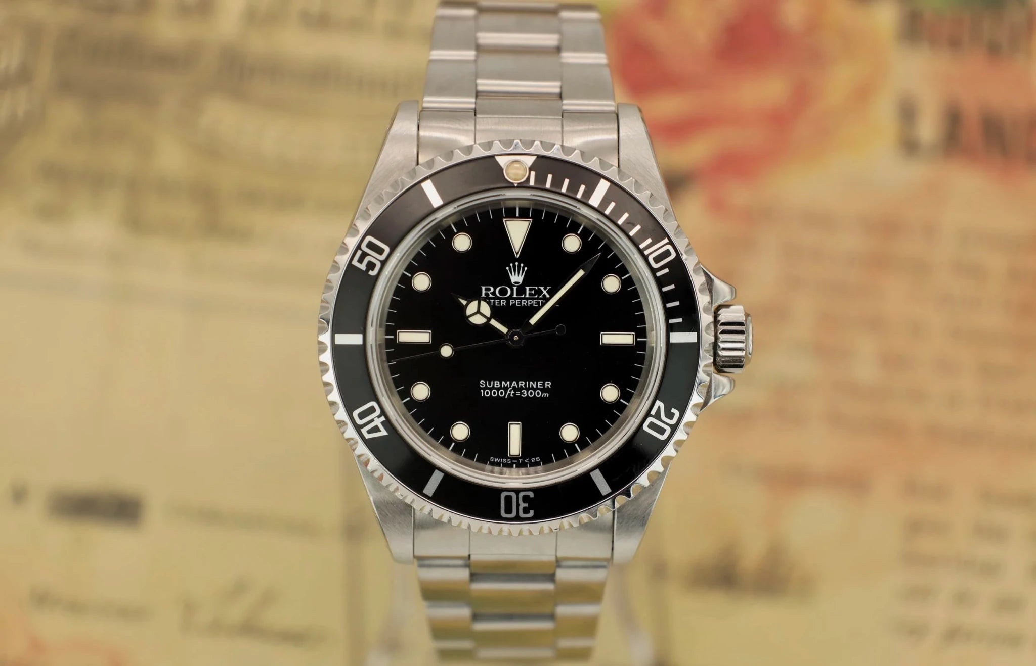 1996 Rolex Submariner Ref. 14060 | Creamy Patina - Sierra Time Co