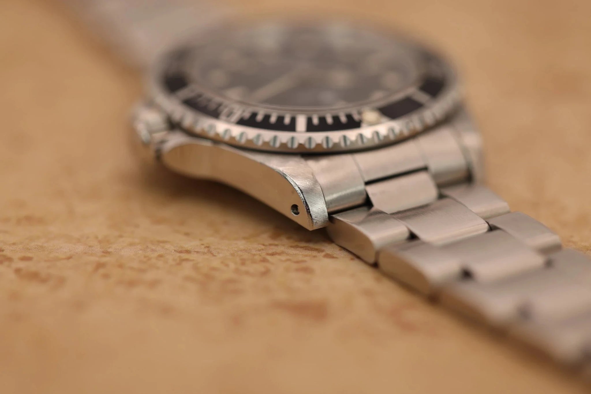 1996 Rolex Submariner Ref. 14060 | Creamy Patina | Box and Papers - Sierra Time Co