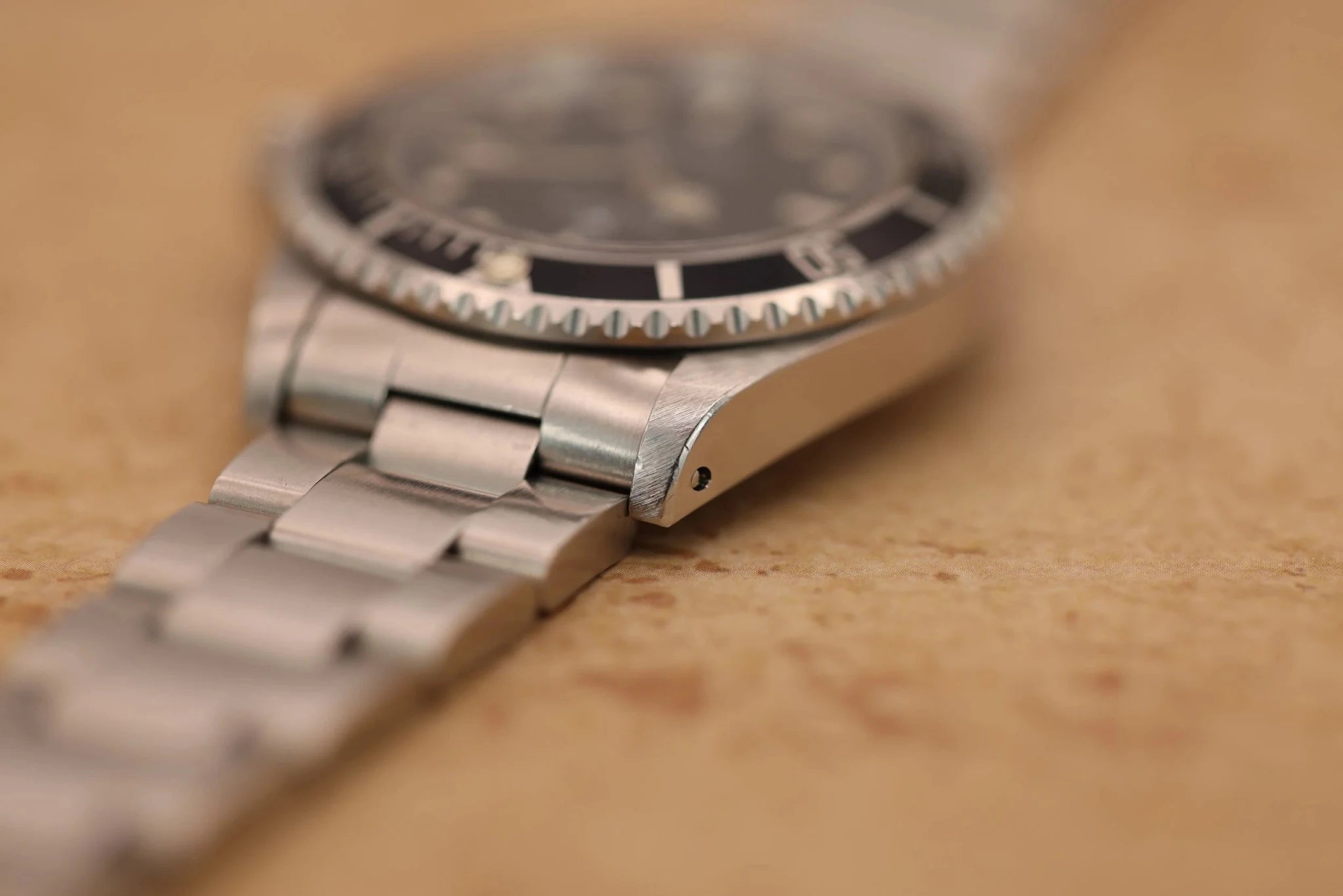 1996 Rolex Submariner Ref. 14060 | Creamy Patina | Box and Papers - Sierra Time Co