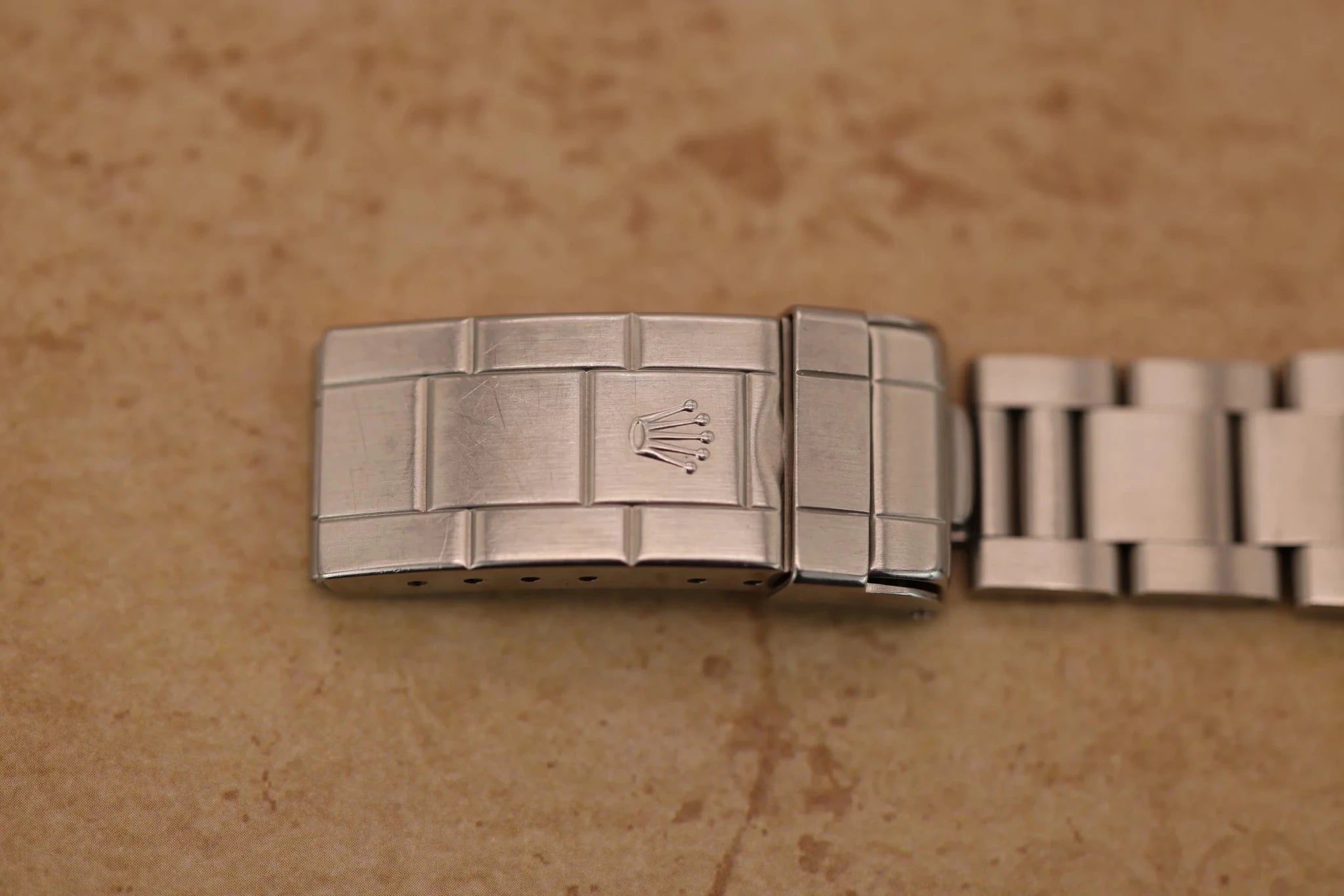 1996 Rolex Submariner Ref. 14060 | Creamy Patina | Box and Papers - Sierra Time Co