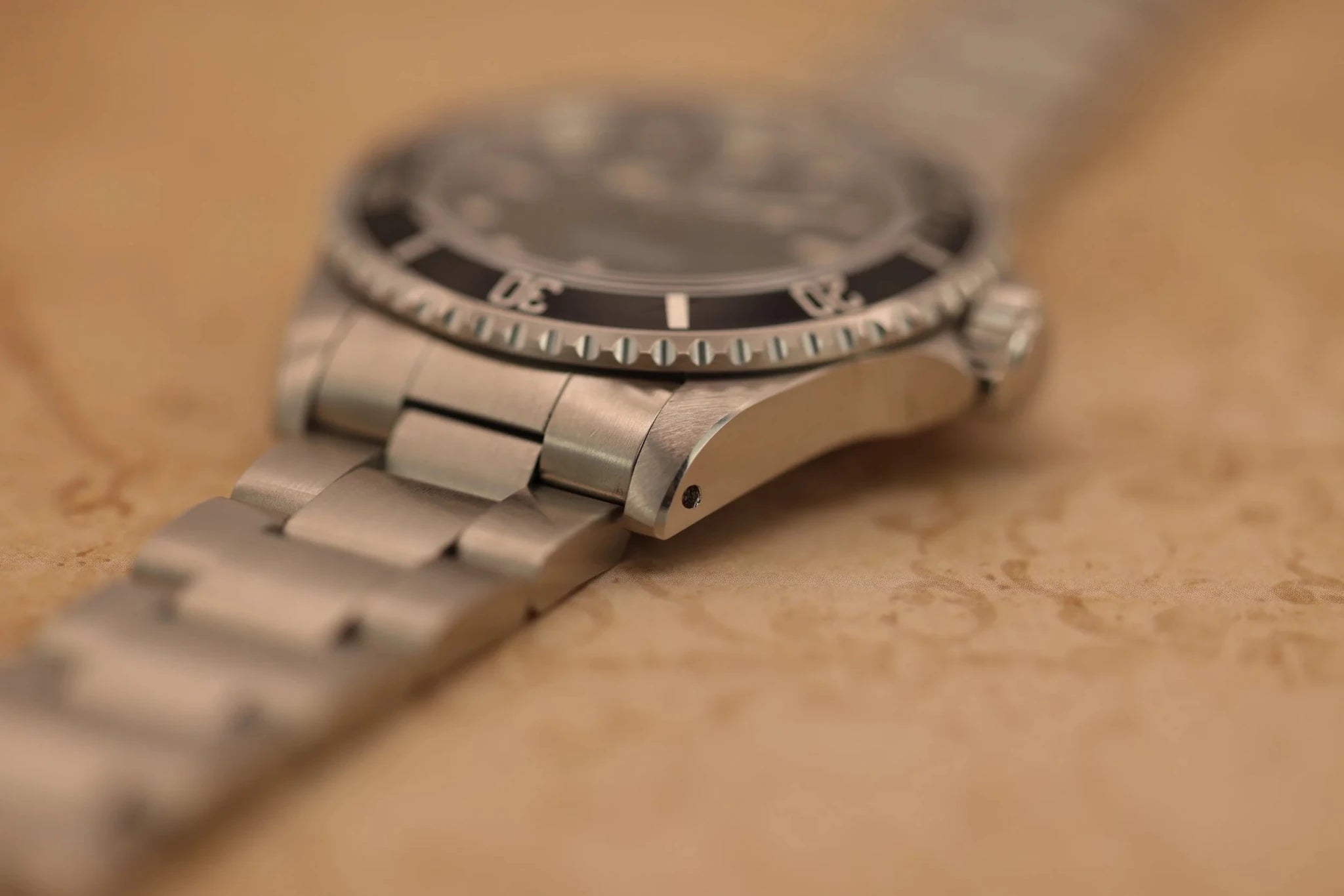 1996 Rolex Submariner Ref. 14060 | Creamy Patina | Papers - Sierra Time Co