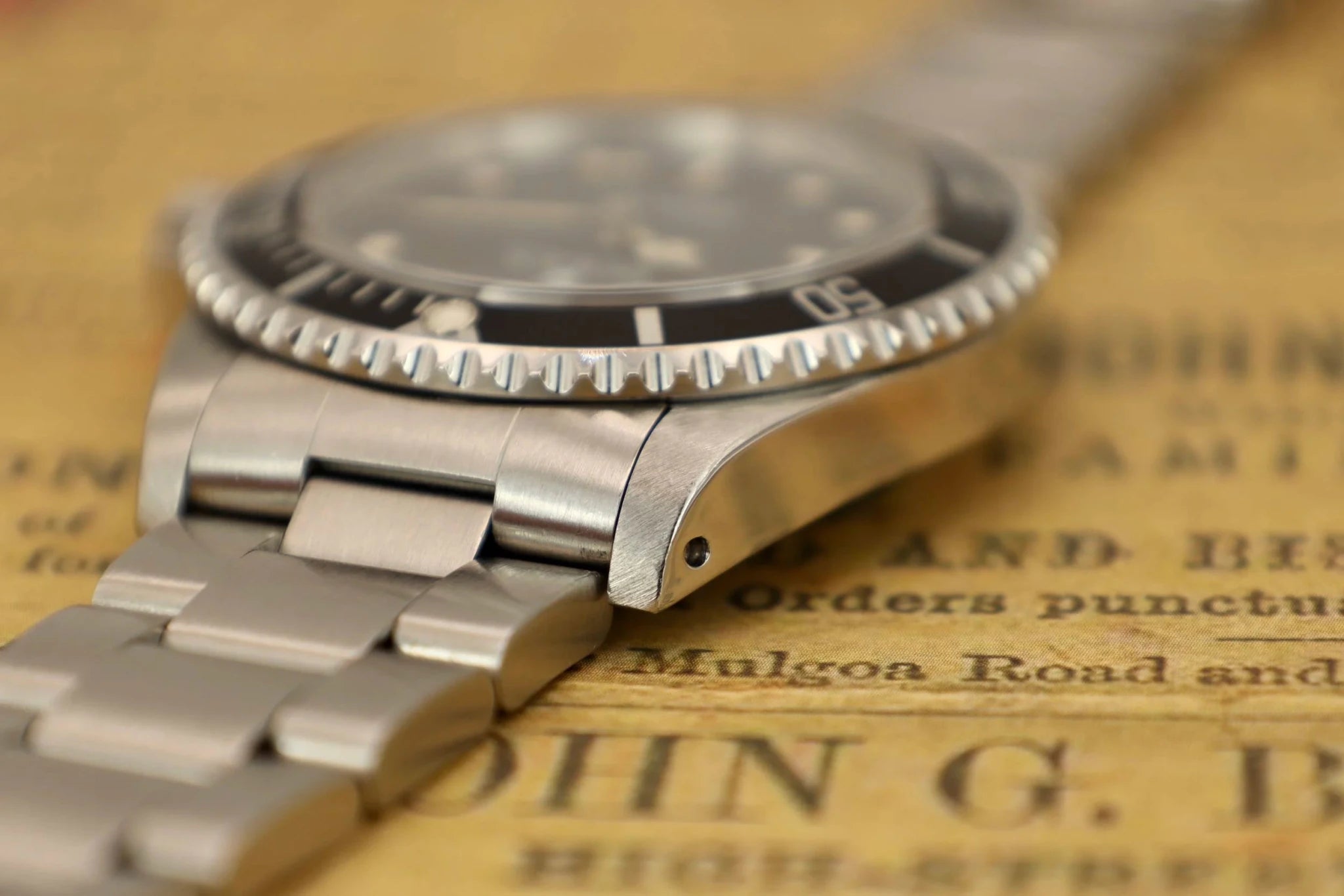 1996 Rolex Submariner Ref. 14060 | Creamy Tritium - Sierra Time Co