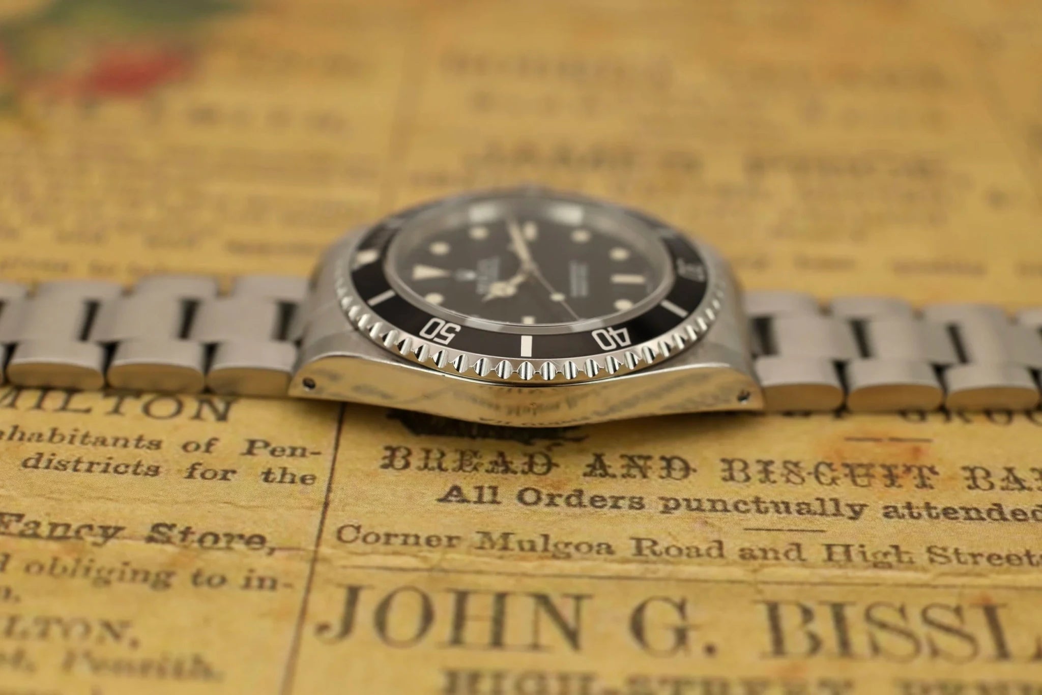 1996 Rolex Submariner Ref. 14060 | Creamy Tritium - Sierra Time Co