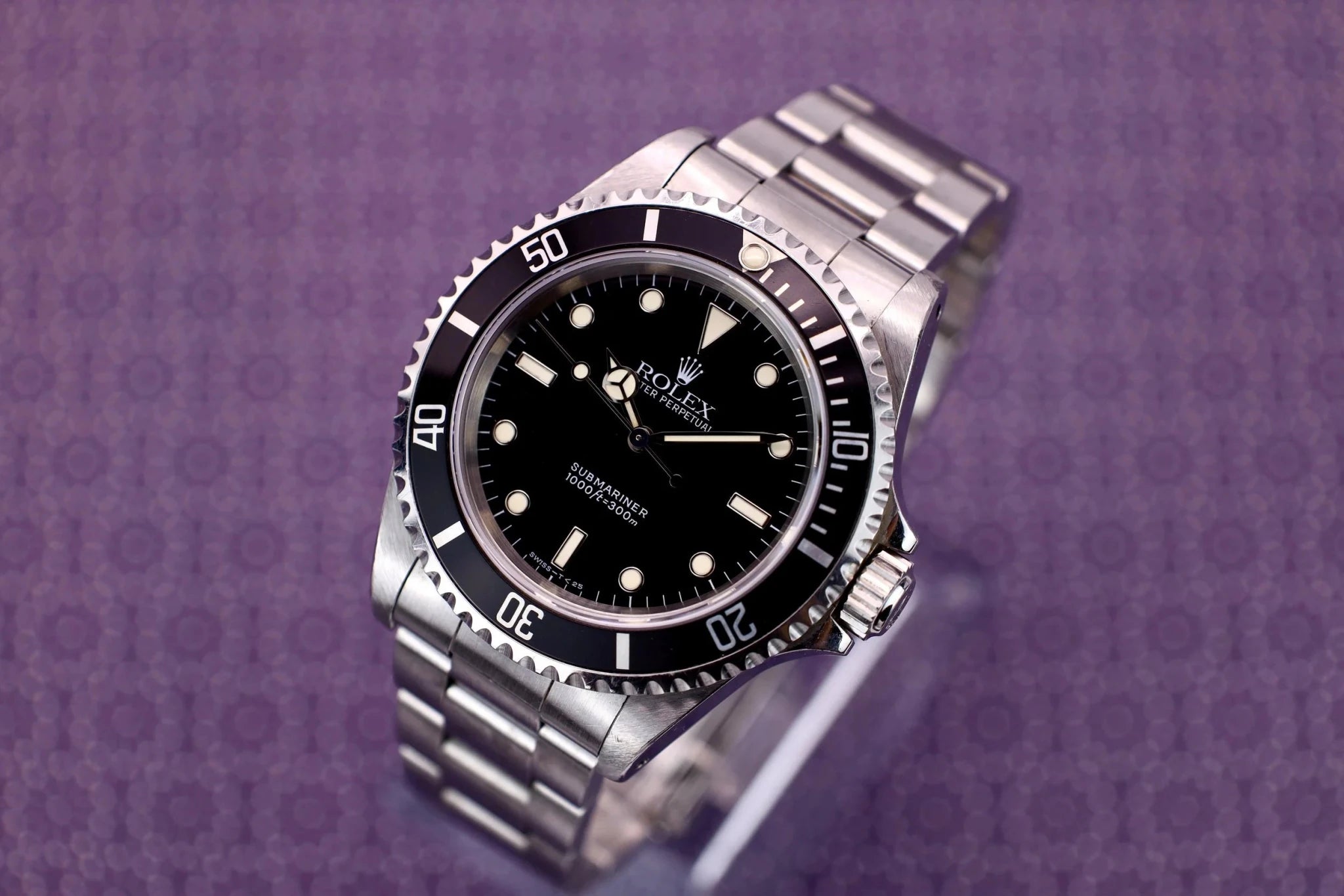 1996 Rolex Submariner Ref. 14060 | Creamy Tritium | Box and Papers - Sierra Time Co