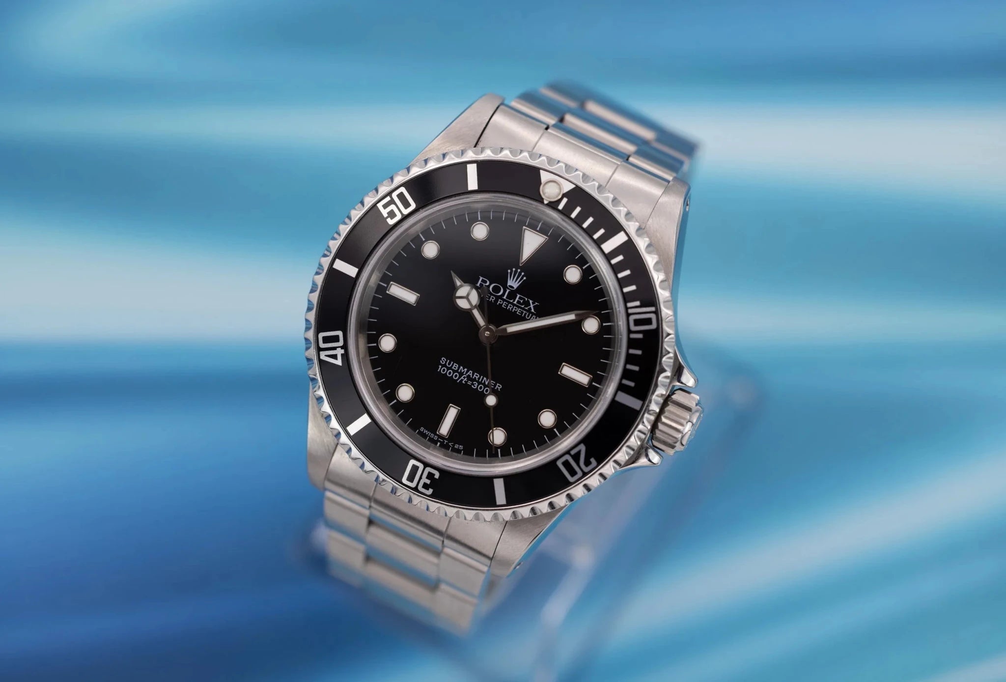 1996 Rolex Submariner Ref. 14060 | Tritium Dial | 2023 Service Card - Sierra Time Co