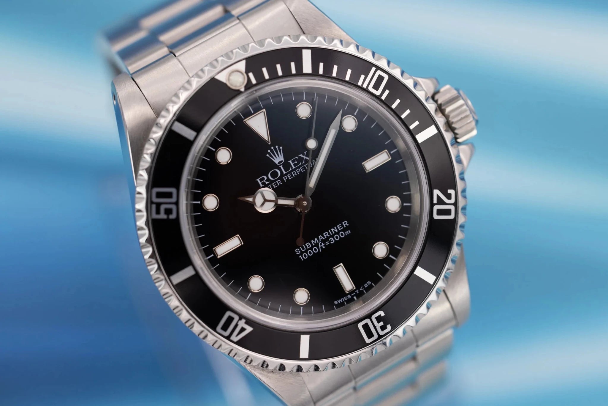 1996 Rolex Submariner Ref. 14060 | Tritium Dial | 2023 Service Card - Sierra Time Co