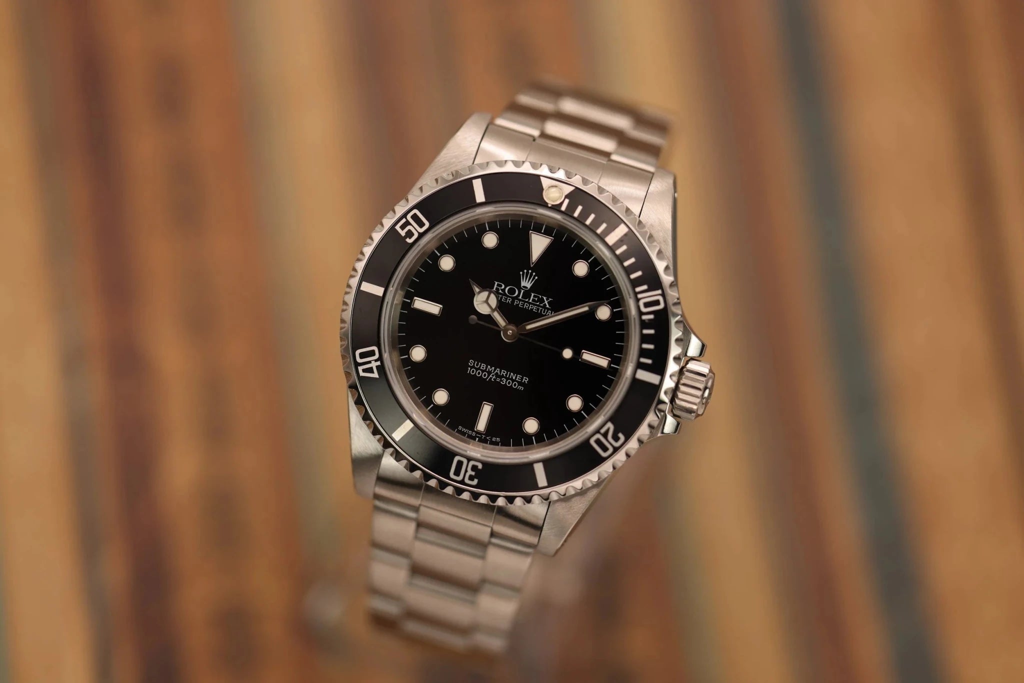 1996 Rolex Submariner Ref. 14060 | Tritium Dial | Papers - Sierra Time Co