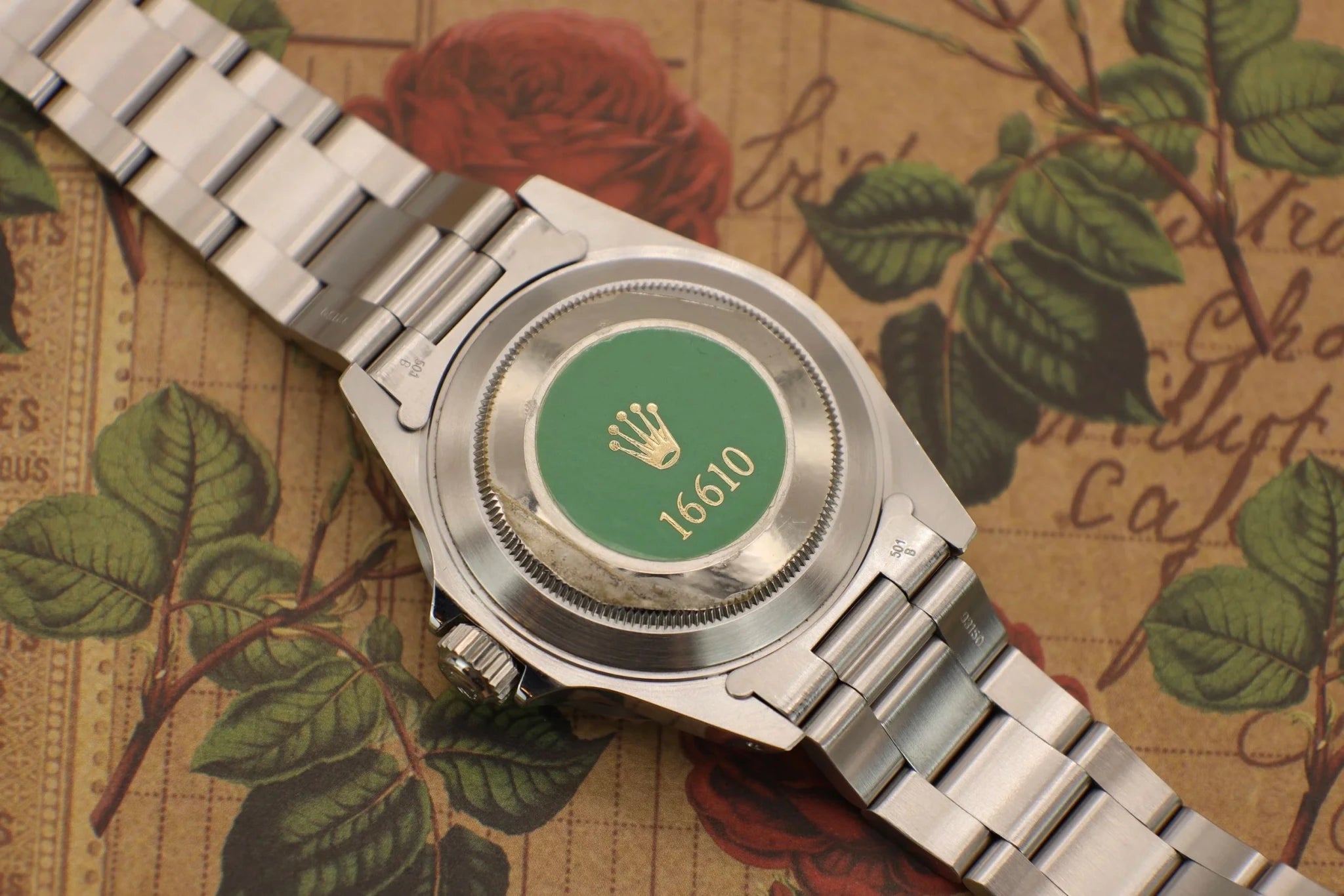 1996 Rolex Submariner Ref. 16610 | Creamy Patina | Box and Papers - Sierra Time Co