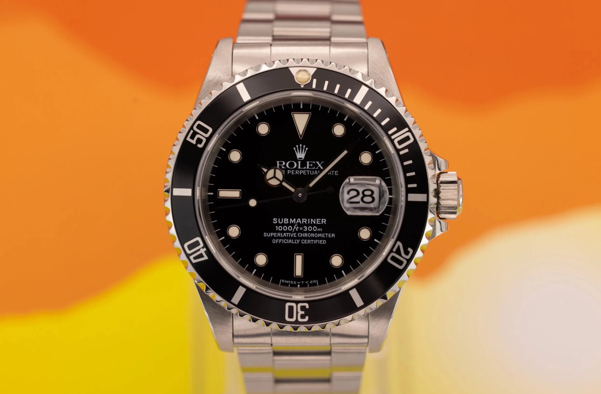 1996 Rolex Submariner Ref. 16610 | Vibrant Tritium | Box and Papers - Sierra Time Co