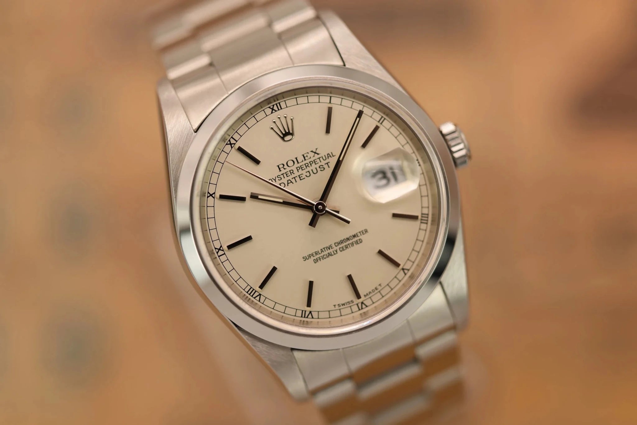 1997 Rolex Datejust Ref. 16200 | Cream Dial - Sierra Time Co