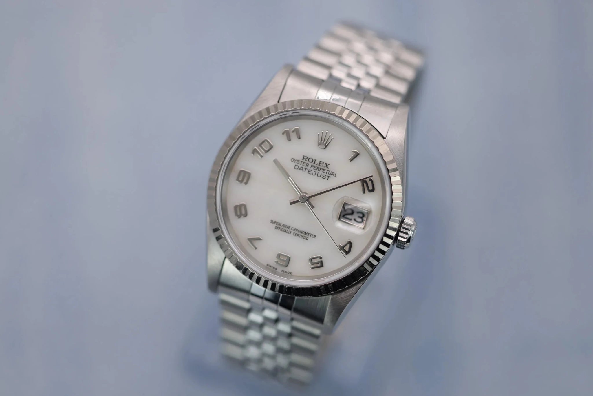 1997 Rolex Datejust Ref. 16234 | Mother of Pearl Dial - Sierra Time Co