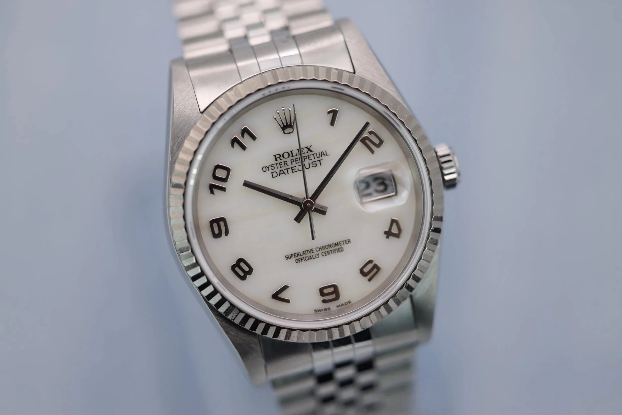 1997 Rolex Datejust Ref. 16234 | Mother of Pearl Dial - Sierra Time Co