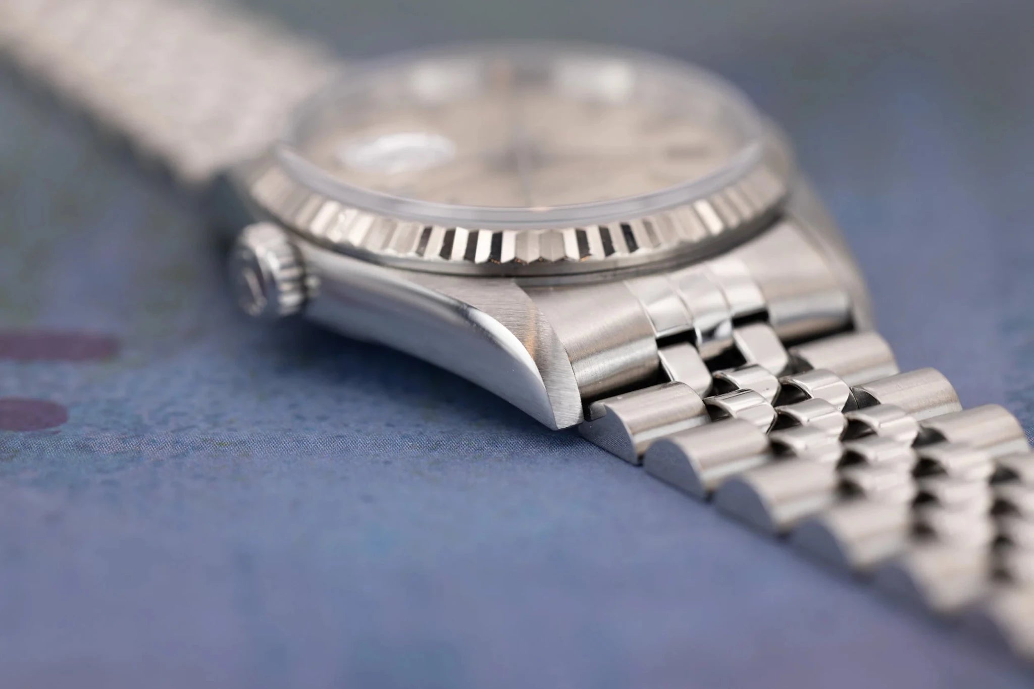 1997 Rolex Datejust Ref. 16234 | Silver Stick Dial - Sierra Time Co
