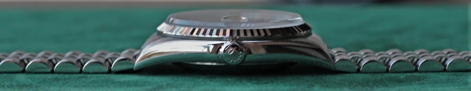 1997 Rolex Datejust Ref. 16234 Silver Tapestry Dial Full Set - Sierra Time Co