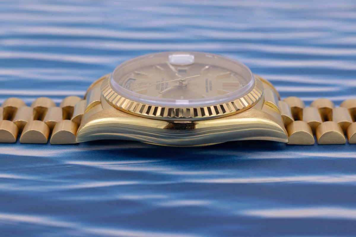 1997 Rolex Day-Date Ref. 18238 | Champagne Dial | Box and Papers - Sierra Time Co