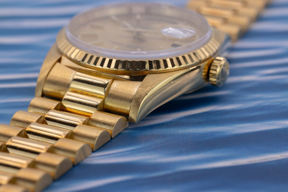 1997 Rolex Day-Date Ref. 18238 | Champagne Dial | Box and Papers - Sierra Time Co